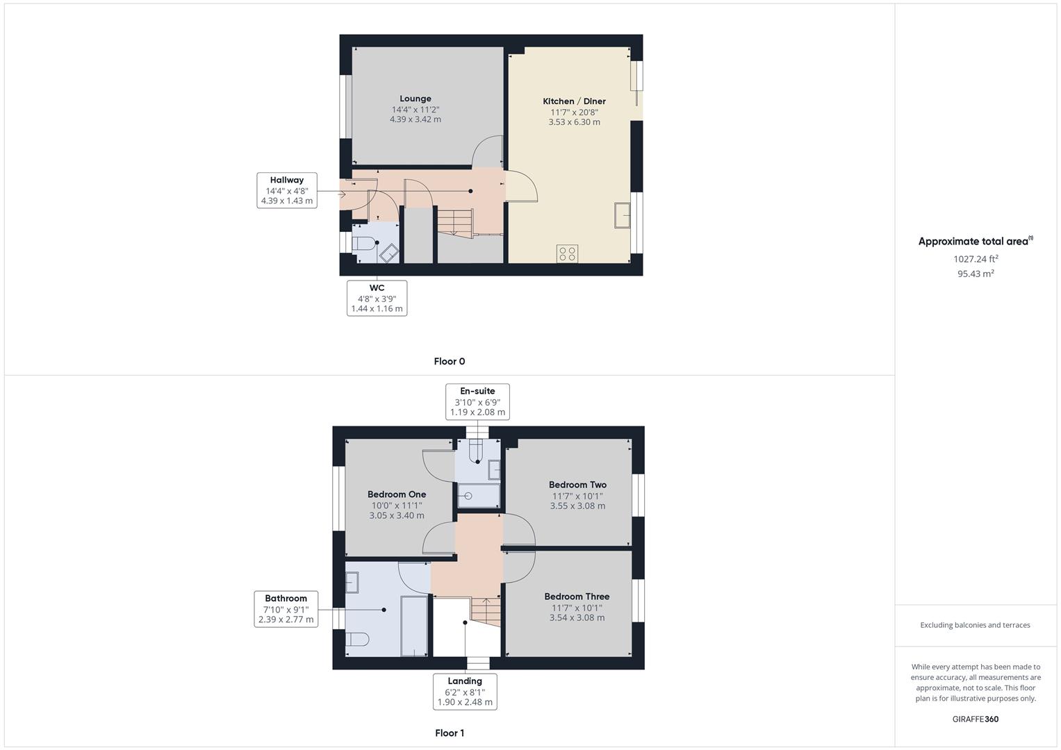 3 bed detached house to rent in Cider Press Road, Launceston - Property floorplan