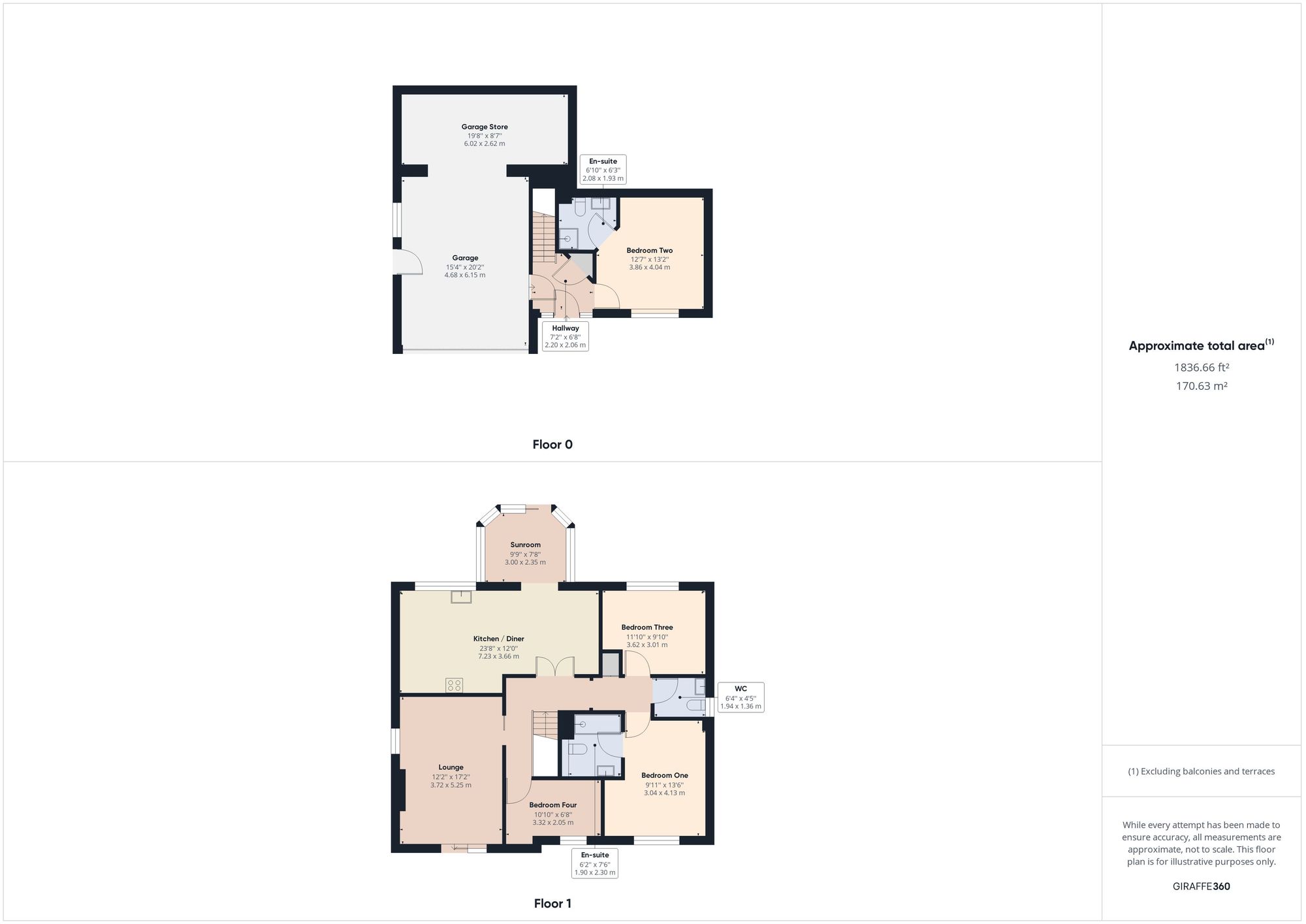 4 bed detached house to rent in Church Lea, Launceston - Property floorplan