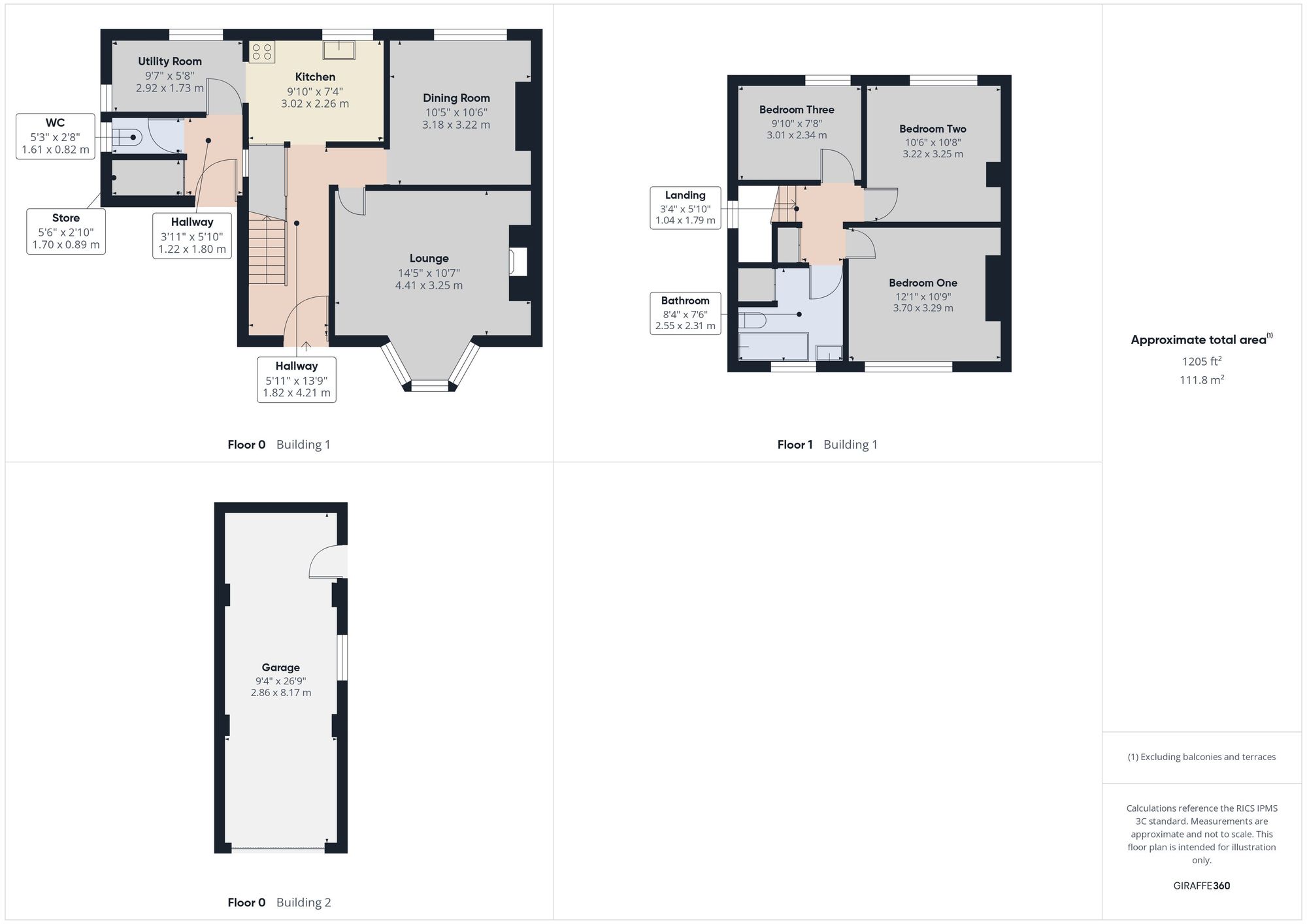 3 bed semi-detached house to rent in Branson Park, Grenofen, PL19 - Property floorplan
