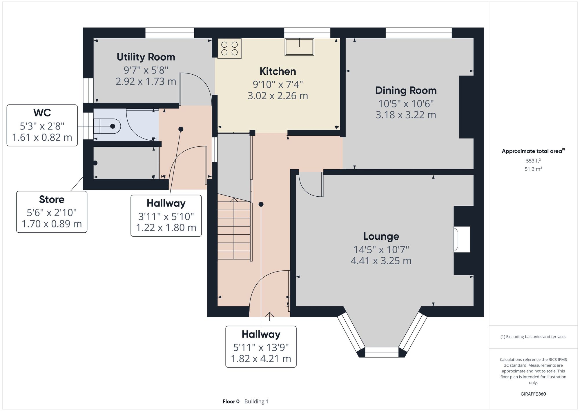 3 bed semi-detached house to rent in Branson Park, Grenofen, PL19 - Property floorplan