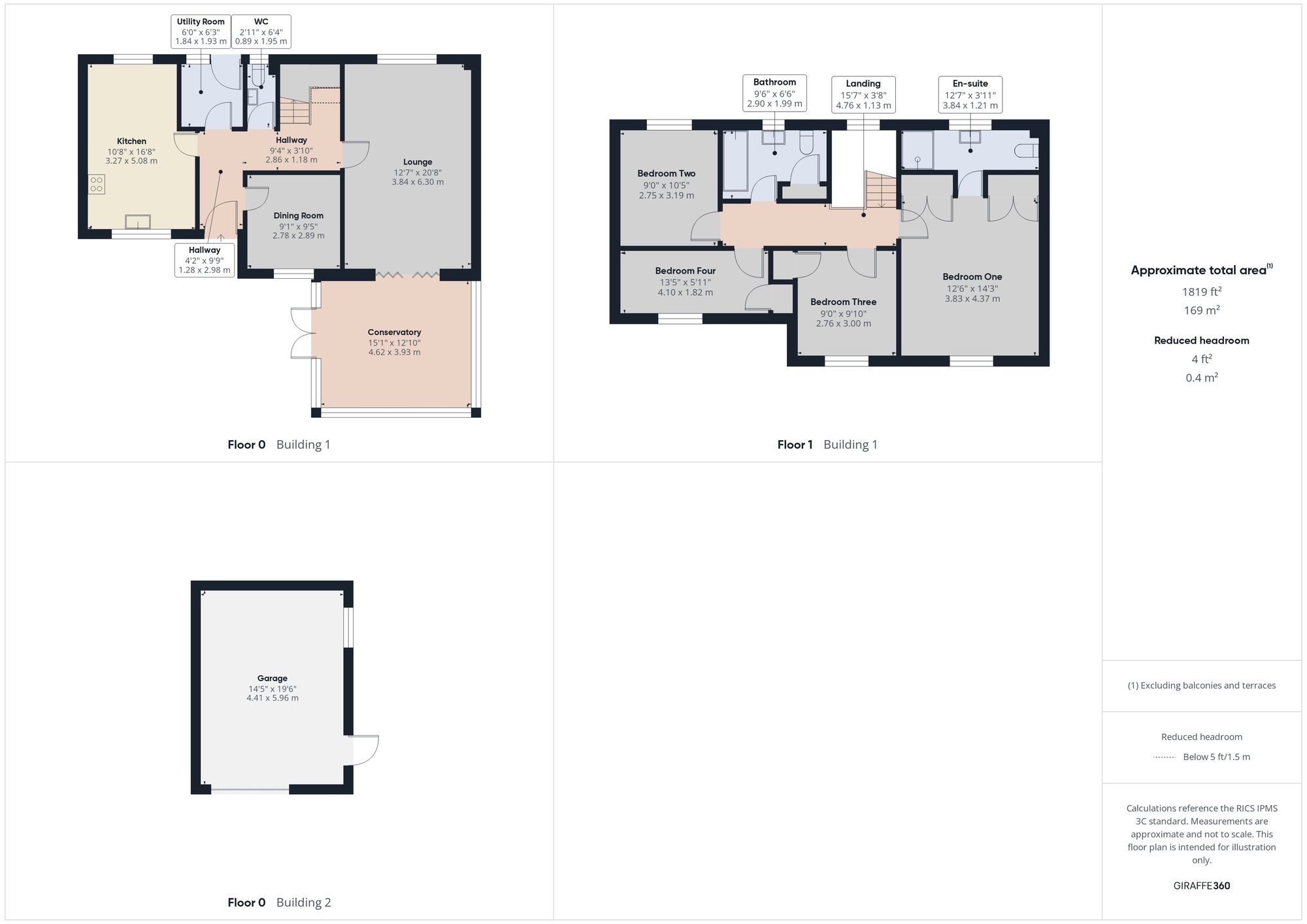 4 bed detached house to rent in Boyton, Launceston - Property floorplan