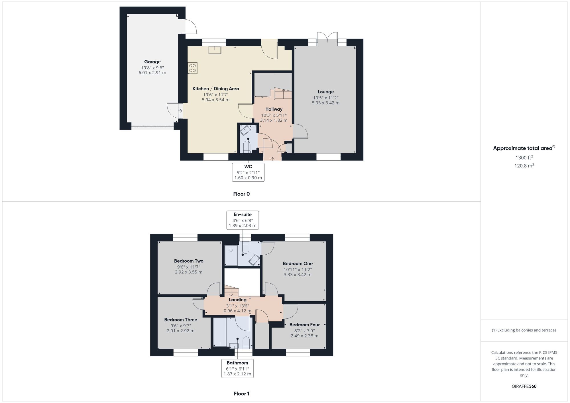 4 bed detached house to rent in 2 Avalen Way, Coads Green, PL15 - Property floorplan