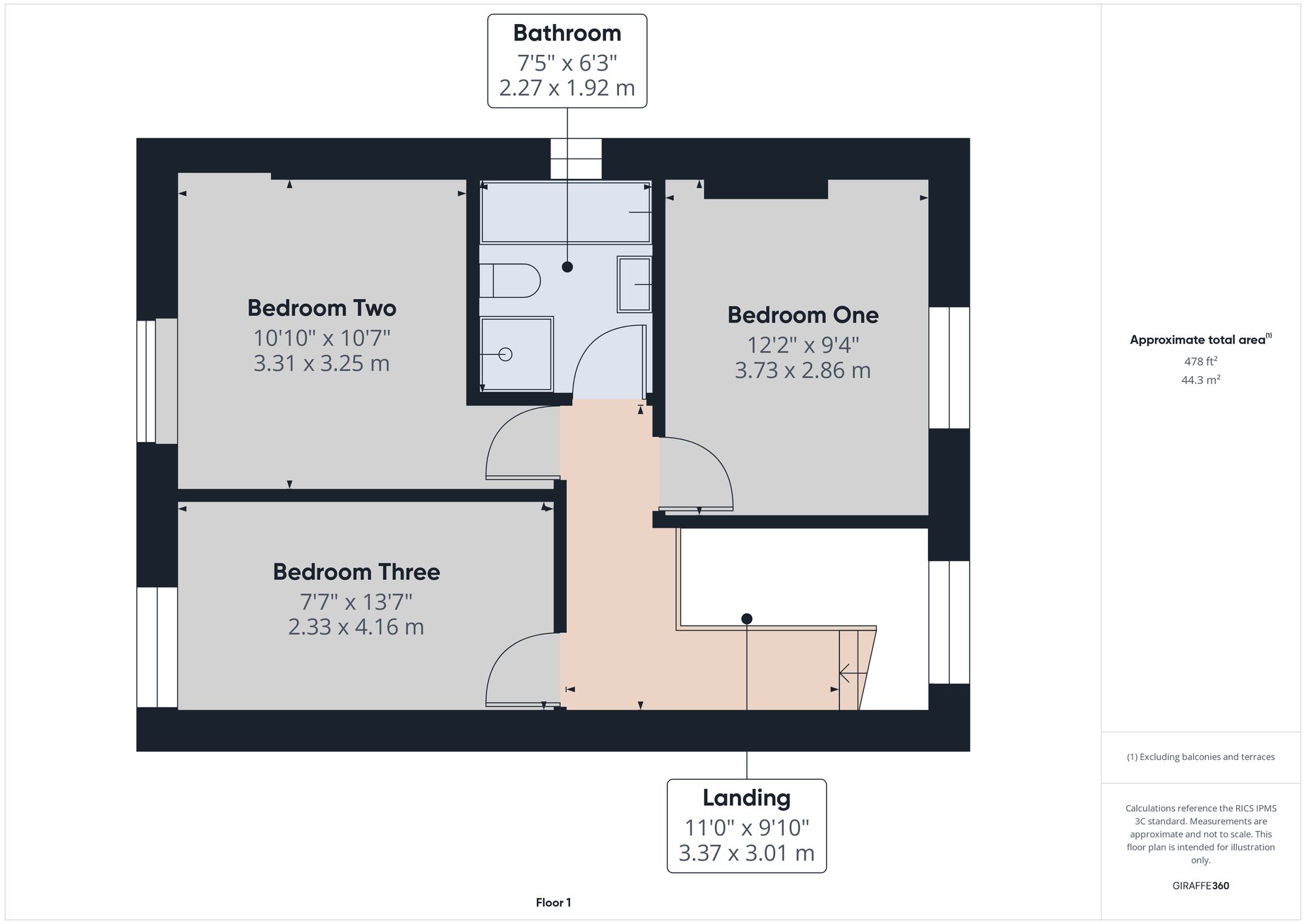 3 bed terraced house to rent in Five Lanes, Launceston - Property floorplan