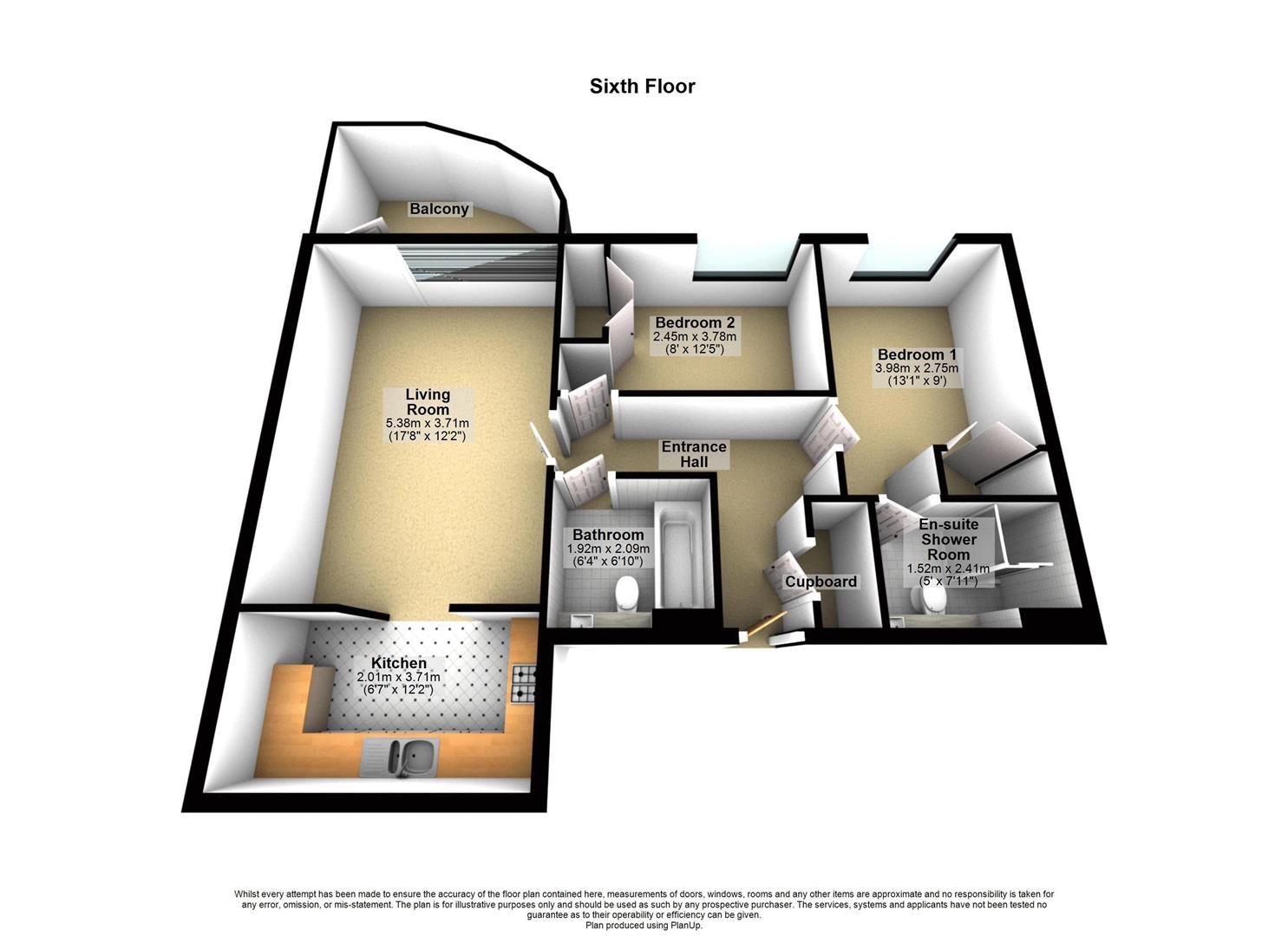 2 bed apartment for sale in Watkiss Way, Cardiff - Property Floorplan
