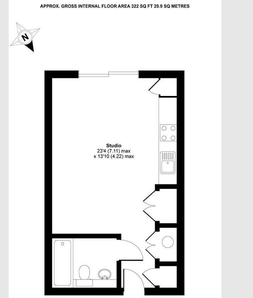 Apartment for sale in Bute Terrace, Cardiff - Property floorplan