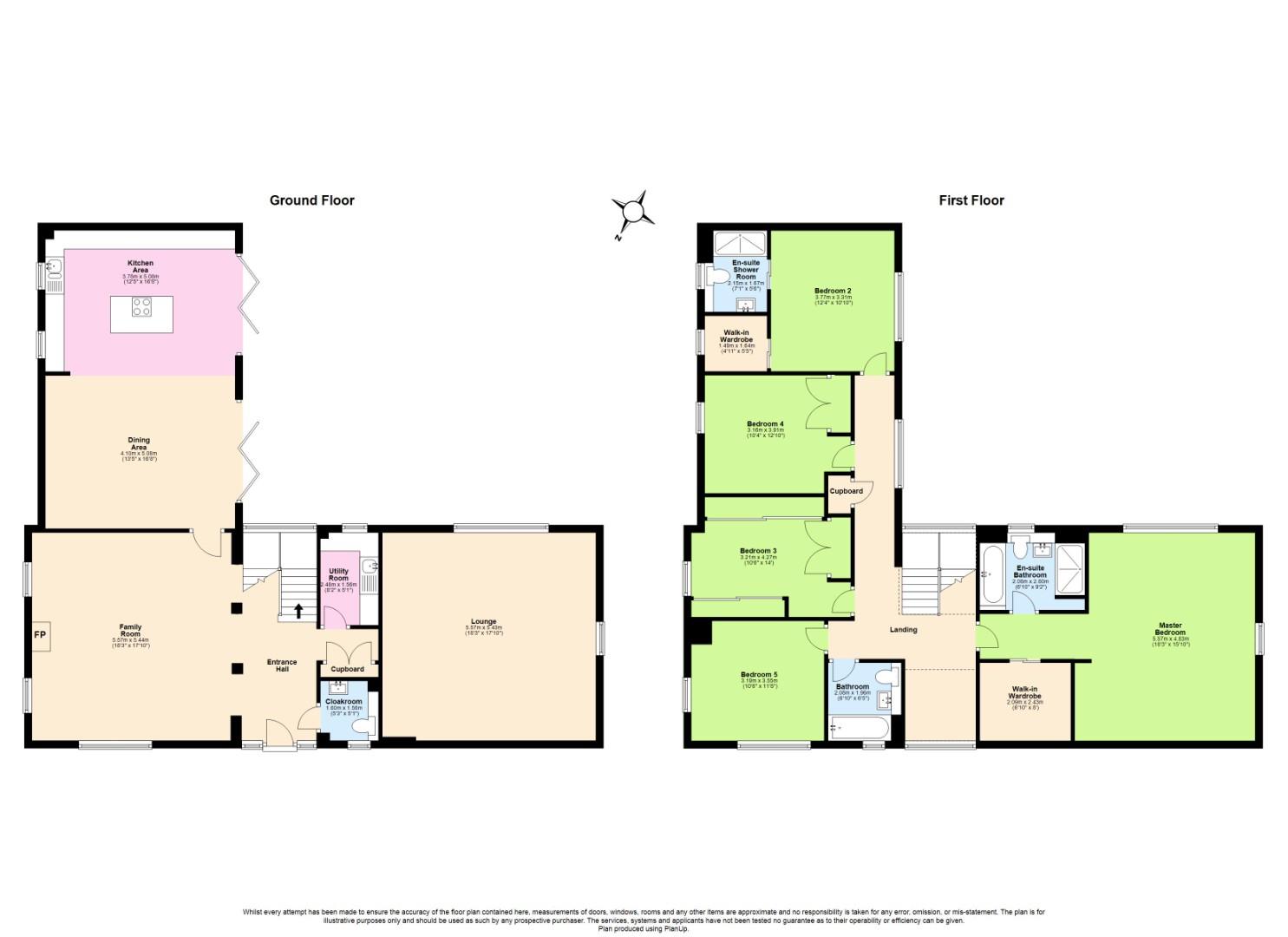 5 bed detached house for sale in Heol Y Delyn, Cardiff - Property floorplan