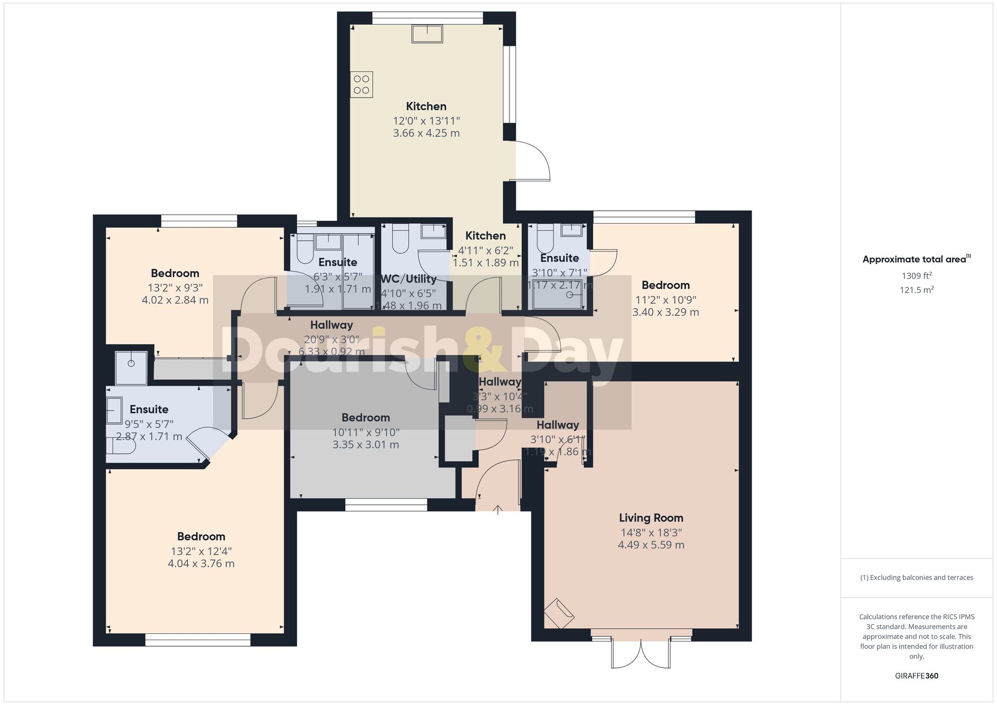 4 bed for sale in Bellhurst Lane, Wheaton Aston, ST19 - Property floorplan