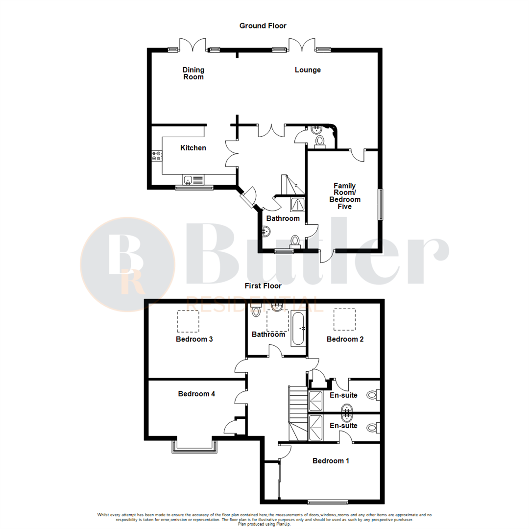4 bed detached house for sale in Harvest Lane, Stevenage - Property Floorplan