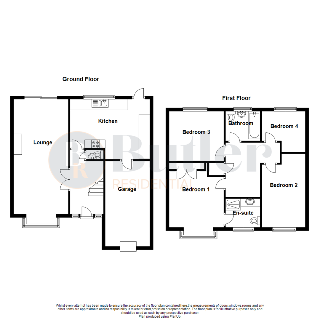 4 bed detached house for sale in Green Meadow, Potters Bar - Property Floorplan