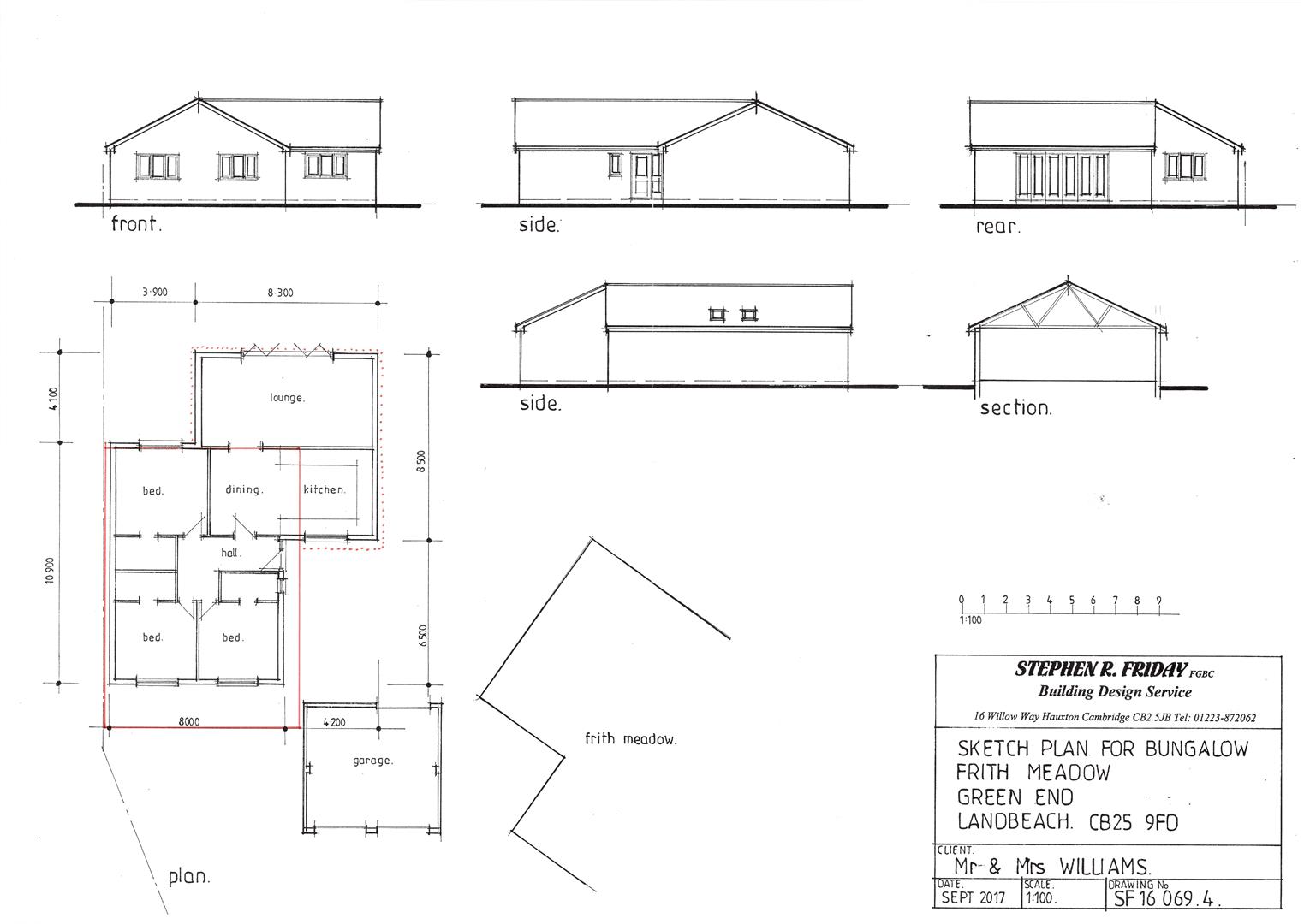 4 bed detached bungalow for sale in Meadow Green End, Landbeach - Property Floorplan