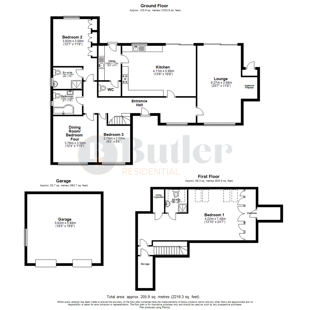 4 bed detached house for sale in Frogmore Hill, Hertford - Property Floorplan