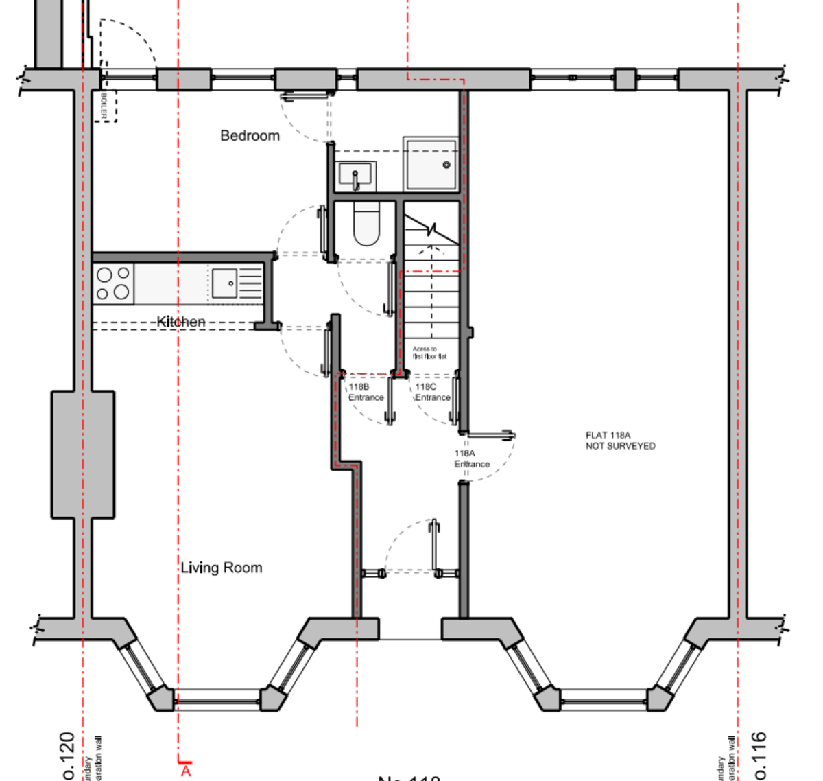 1 bed ground floor maisonette for sale in Wellmeadow Road, London - Property Floorplan