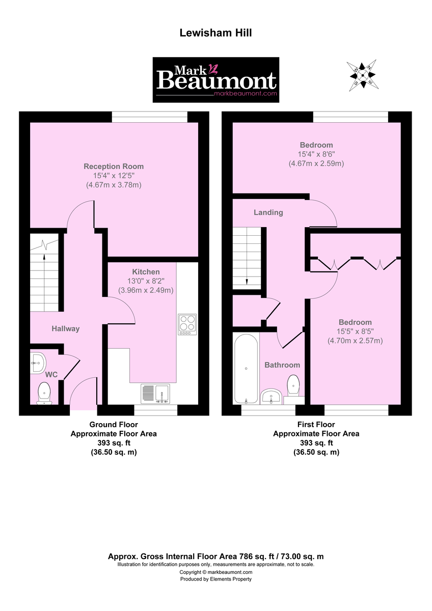 2 bed apartment for sale in Lewisham Hill, Lewisham - Property Floorplan