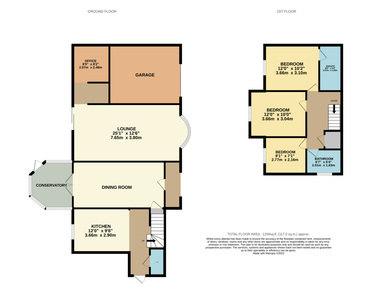 3 bed detached house for sale in Leaves Green Road, Keston - Property Floorplan