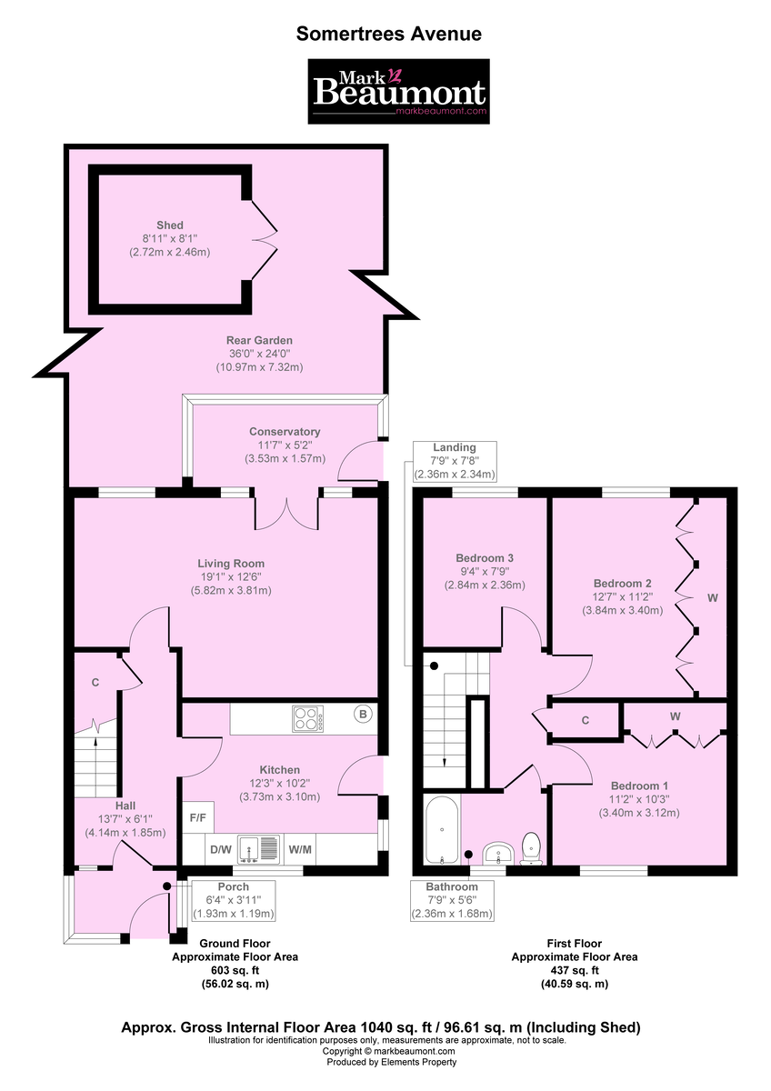 3 bed semi-detached house to rent in Somertrees Avenue, London - Property Floorplan