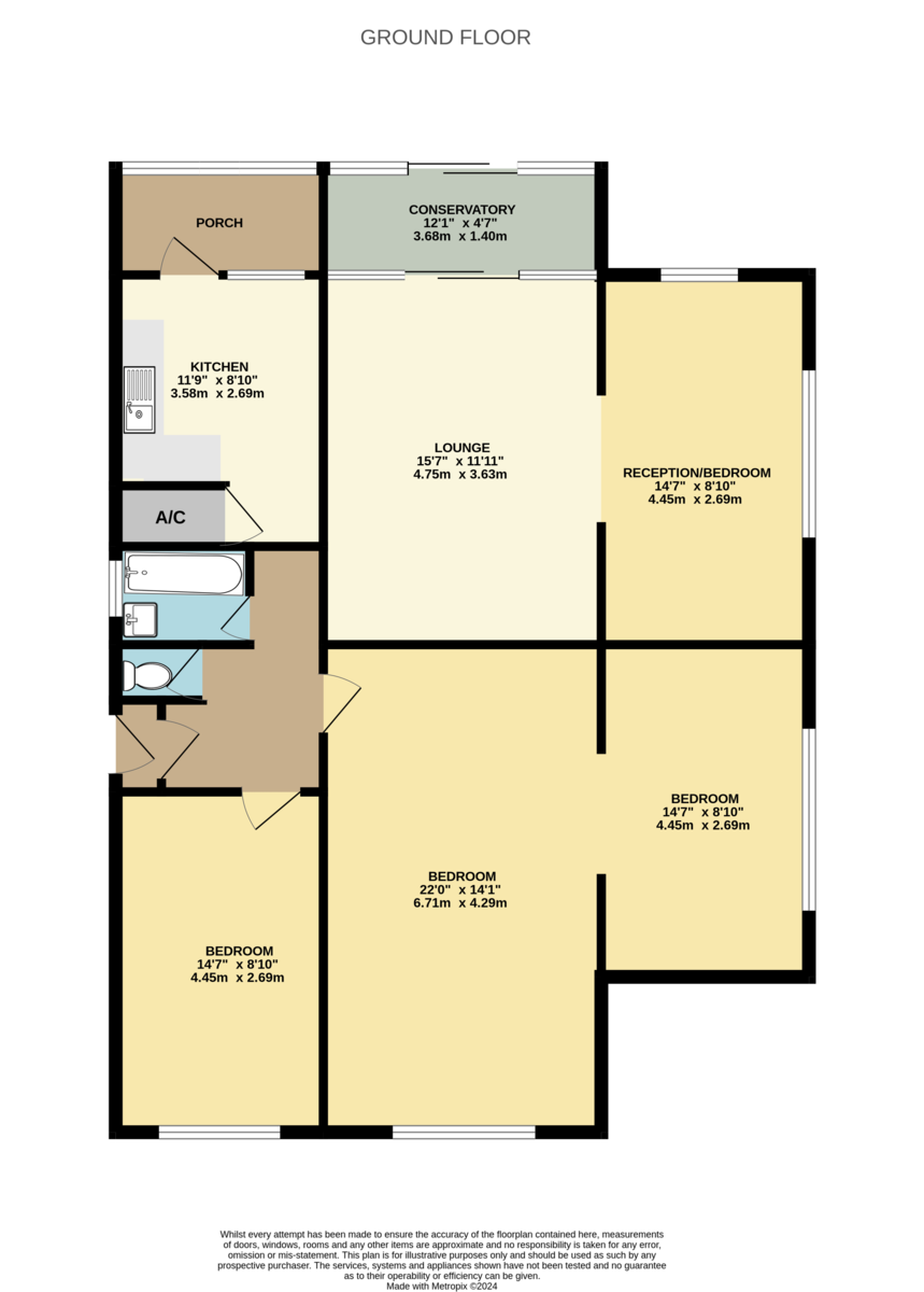 4 bed semi-detached bungalow for sale in Ramsden Road, Orpington - Property Floorplan