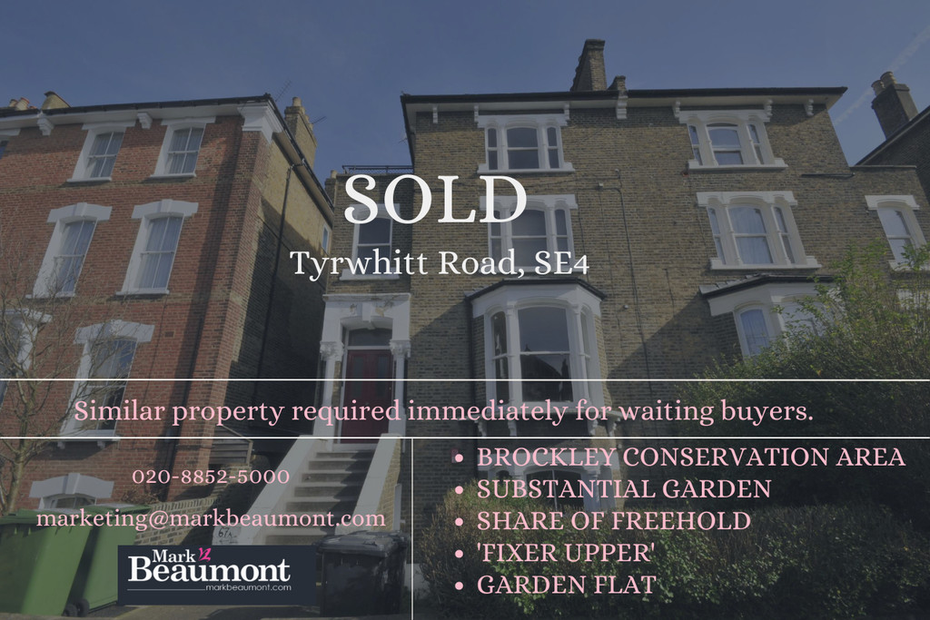 2 bed flat for sale in Tyrwhitt Road, Brockley 0