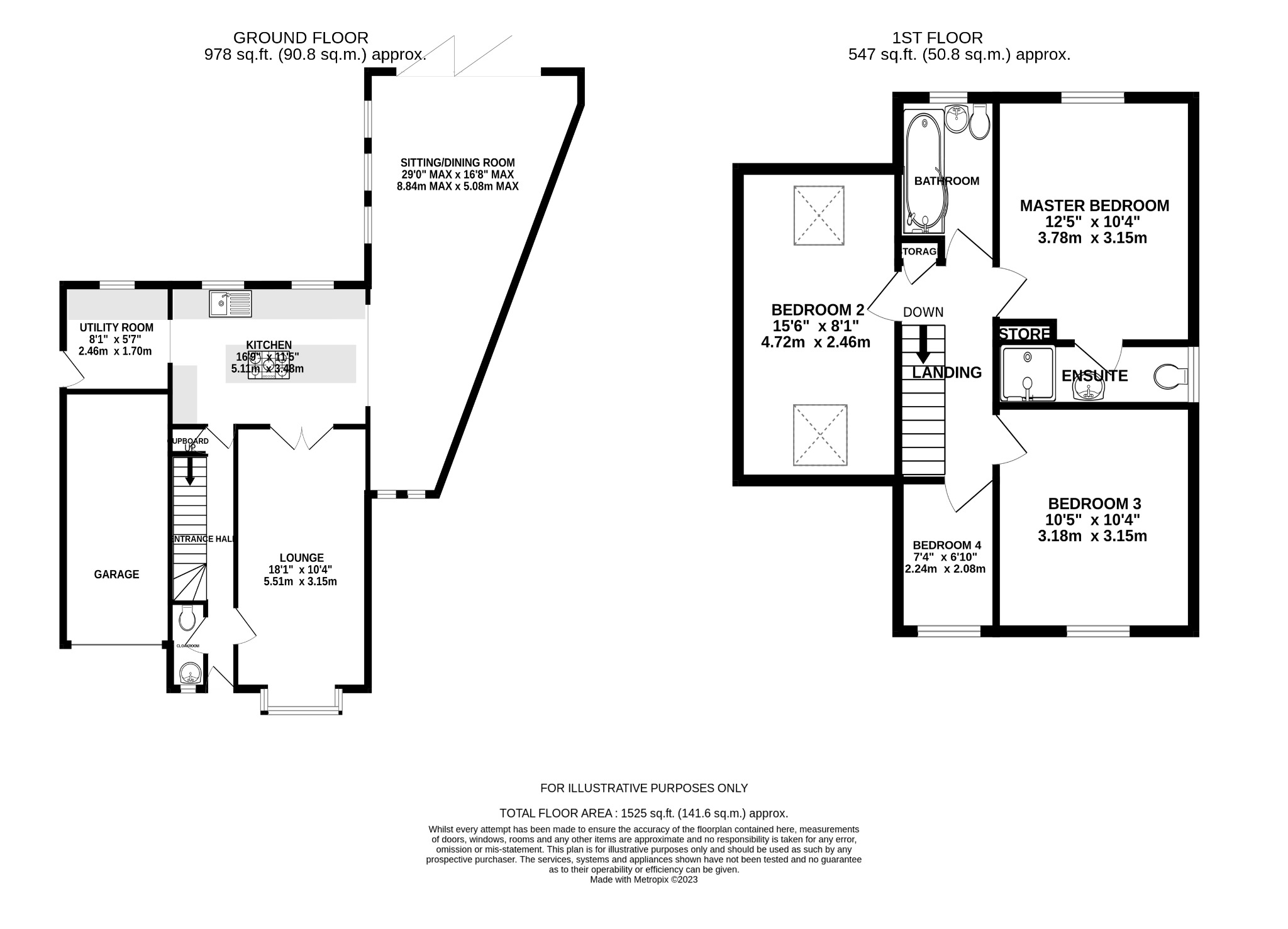 4 bed detached house for sale in Rosebay, Wokingham - Property floorplan