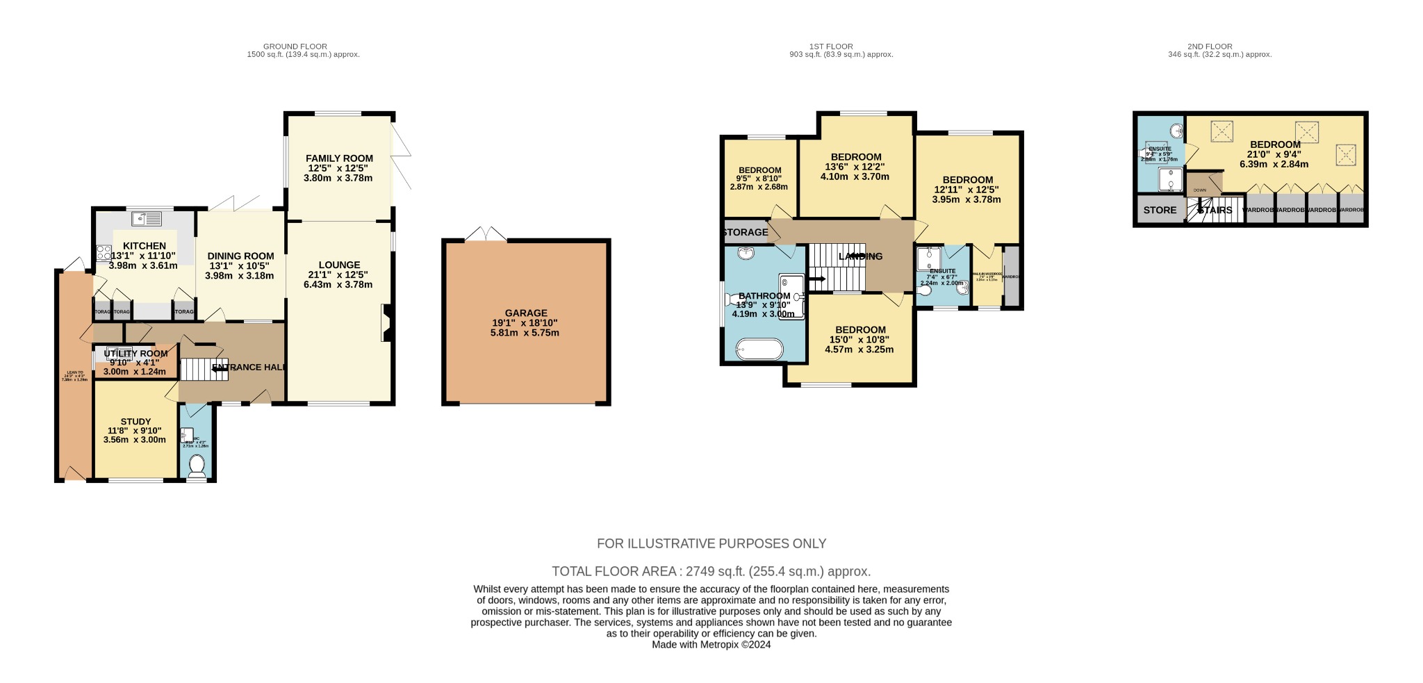 5 bed detached house for sale in St. Helier Close, Wokingham - Property floorplan