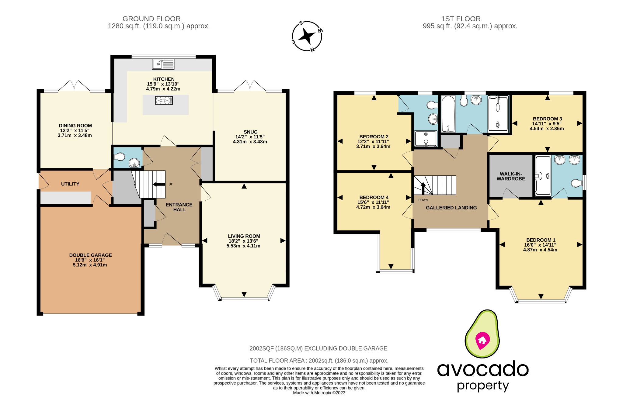 4 bed detached house for sale in Galton Way, Bracknell - Property floorplan