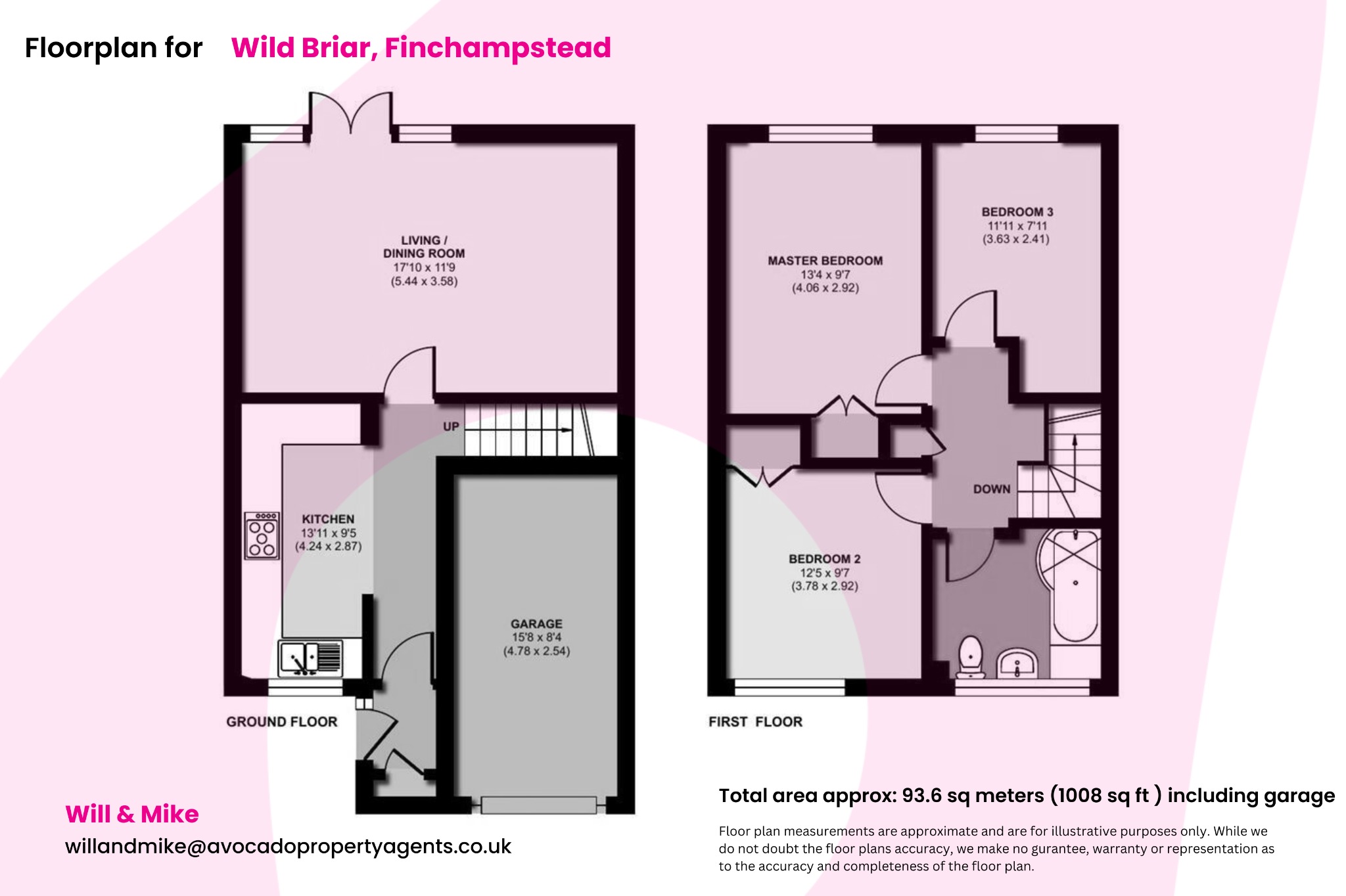 3 bed terraced house for sale in Wild Briar, Wokingham - Property floorplan