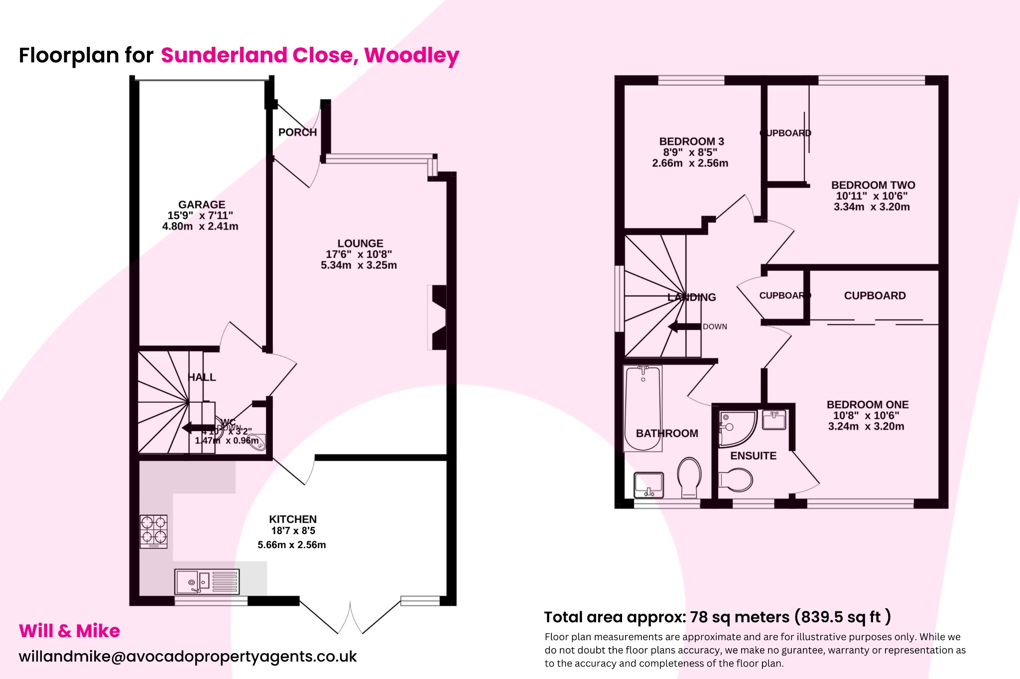 3 bed detached house for sale in Sunderland Close, Reading - Property floorplan