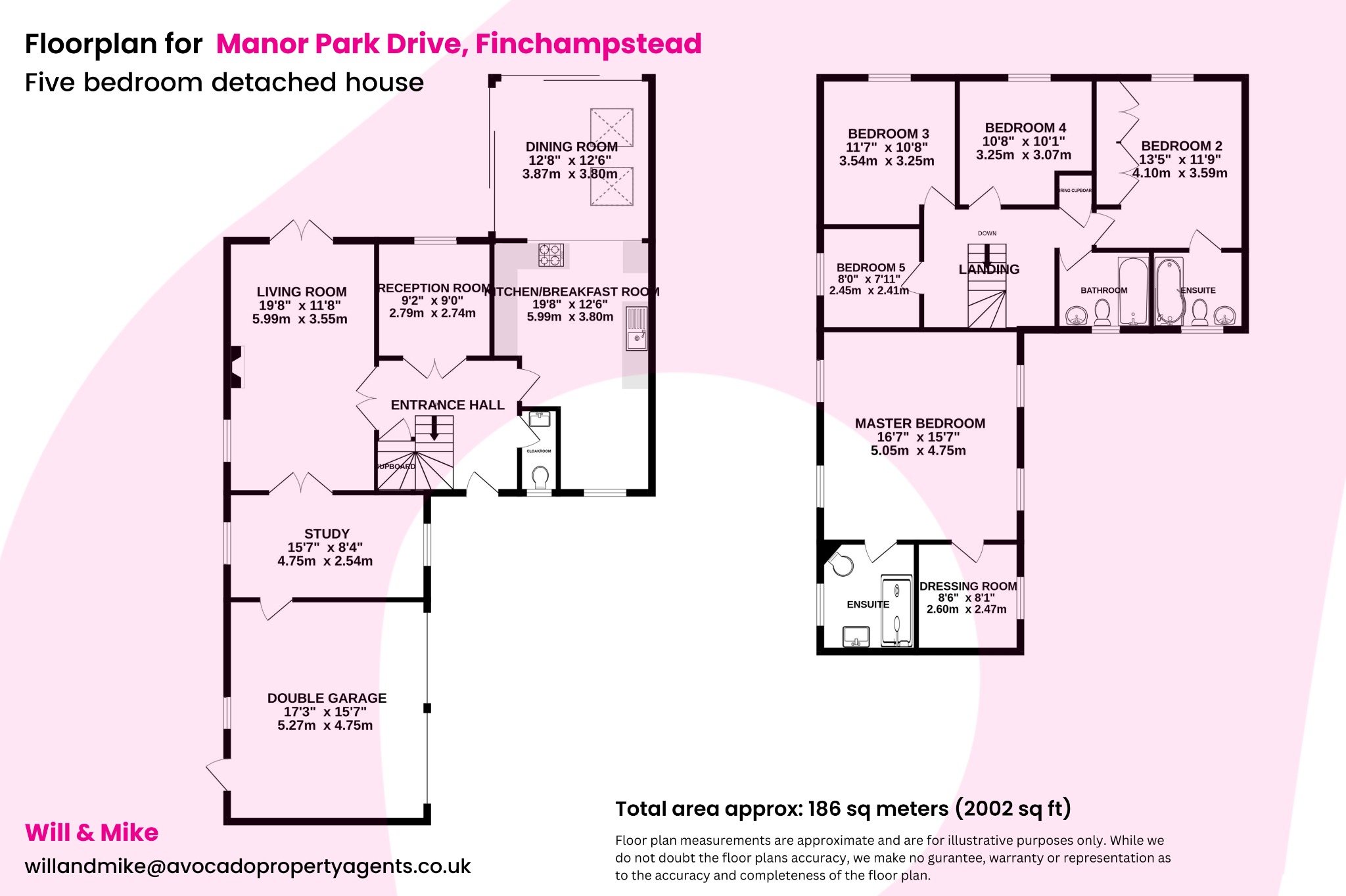 5 bed detached house for sale in Manor Park Drive, Wokingham - Property floorplan