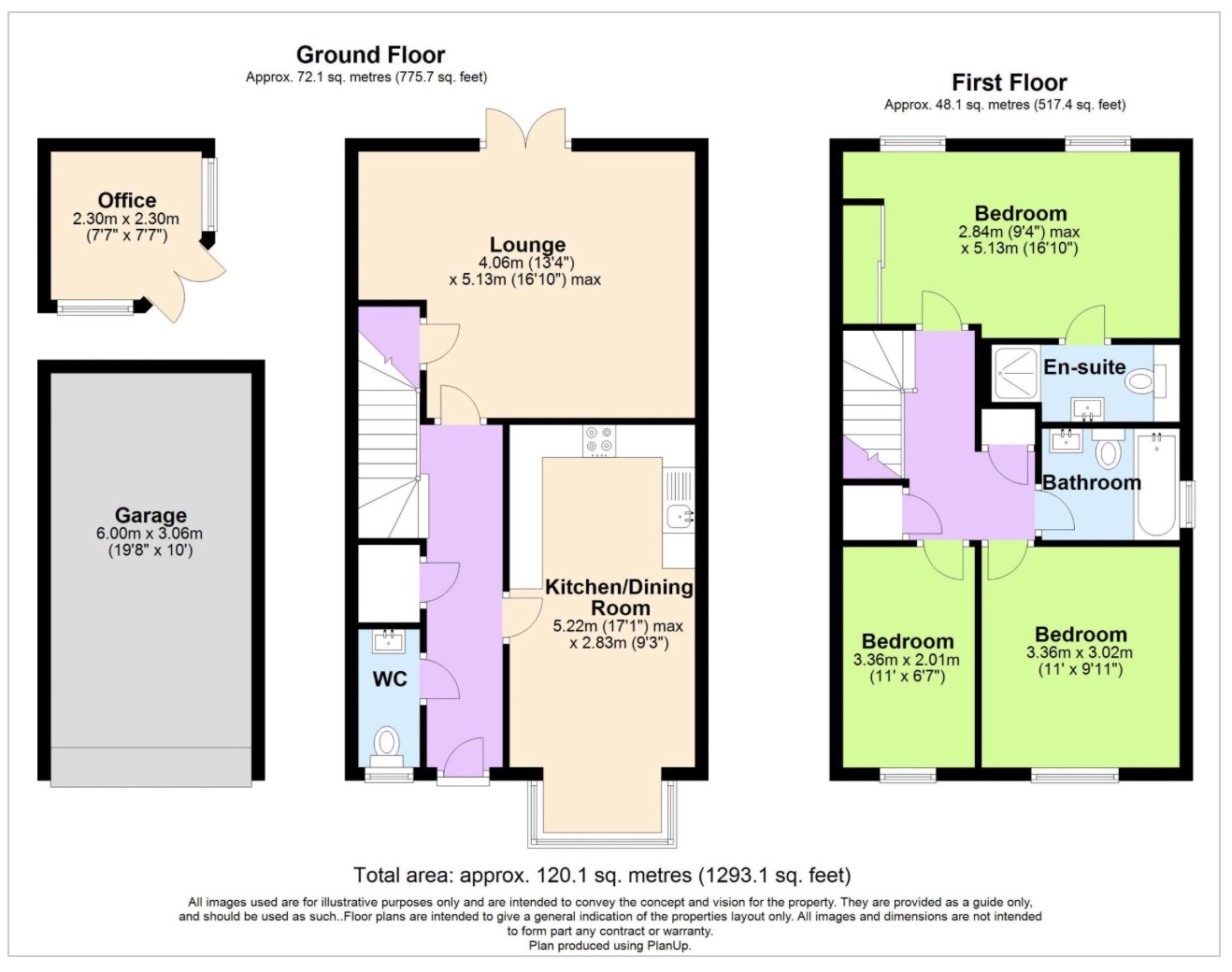 3 bed semi-detached house for sale in Addams Mews, Reading - Property floorplan