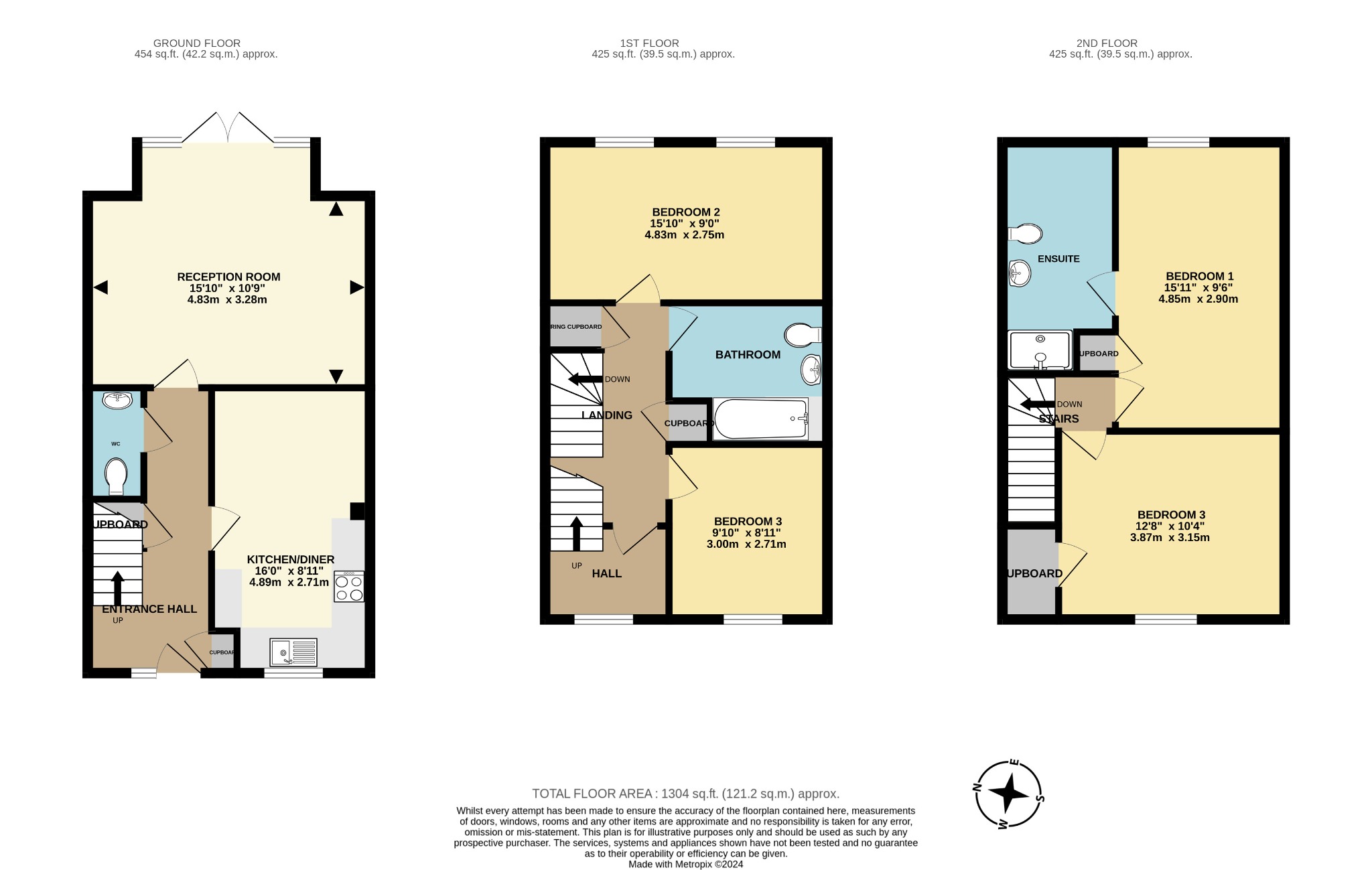 4 bed semi-detached house for sale in Bolton Drive, Reading - Property floorplan