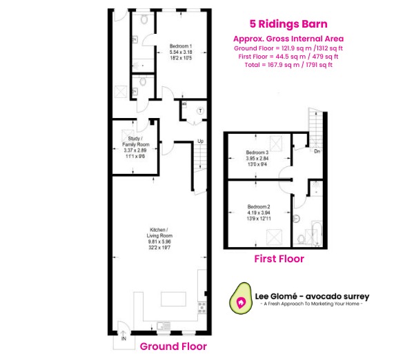 4 bed terraced house for sale in Loxwood Road, Cranleigh - Property floorplan