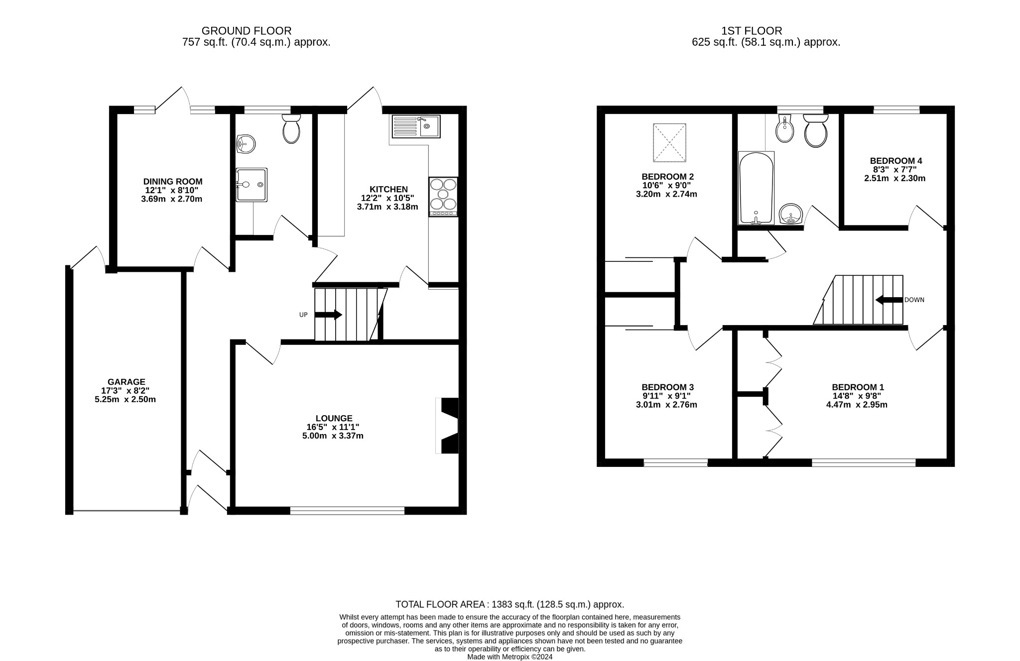 4 bed semi-detached house for sale in Branksome Hill Road, Sandhurst - Property floorplan