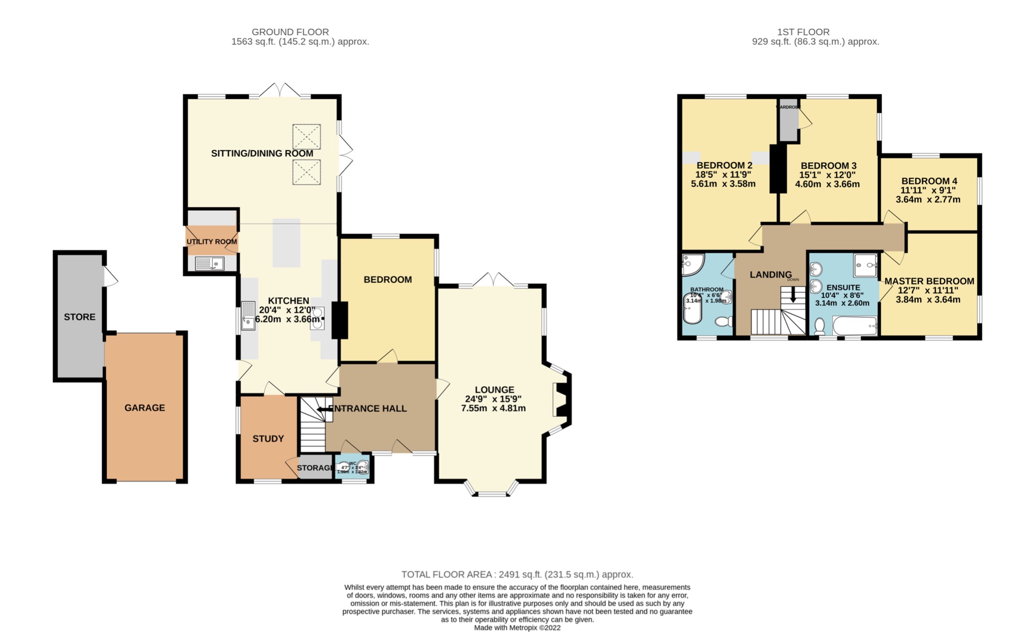 5 bed detached house for sale in Waltham Road, Maidenhead - Property floorplan