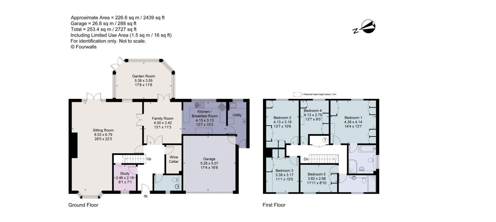 5 bed detached house for sale in Bramble Drive, Maidenhead - Property floorplan