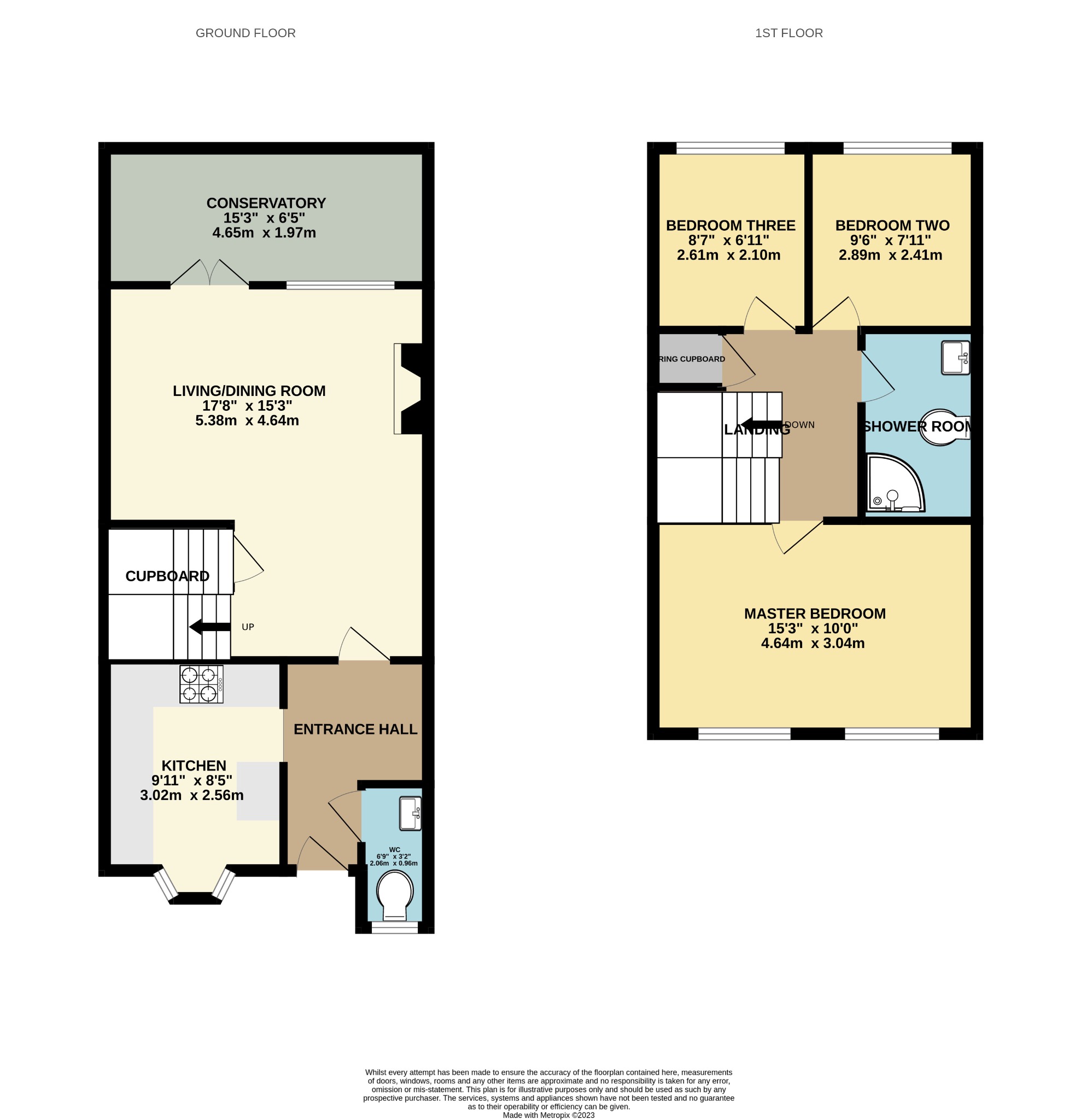 3 bed end of terrace house to rent in Ray Mill Road West, Maidenhead - Property floorplan