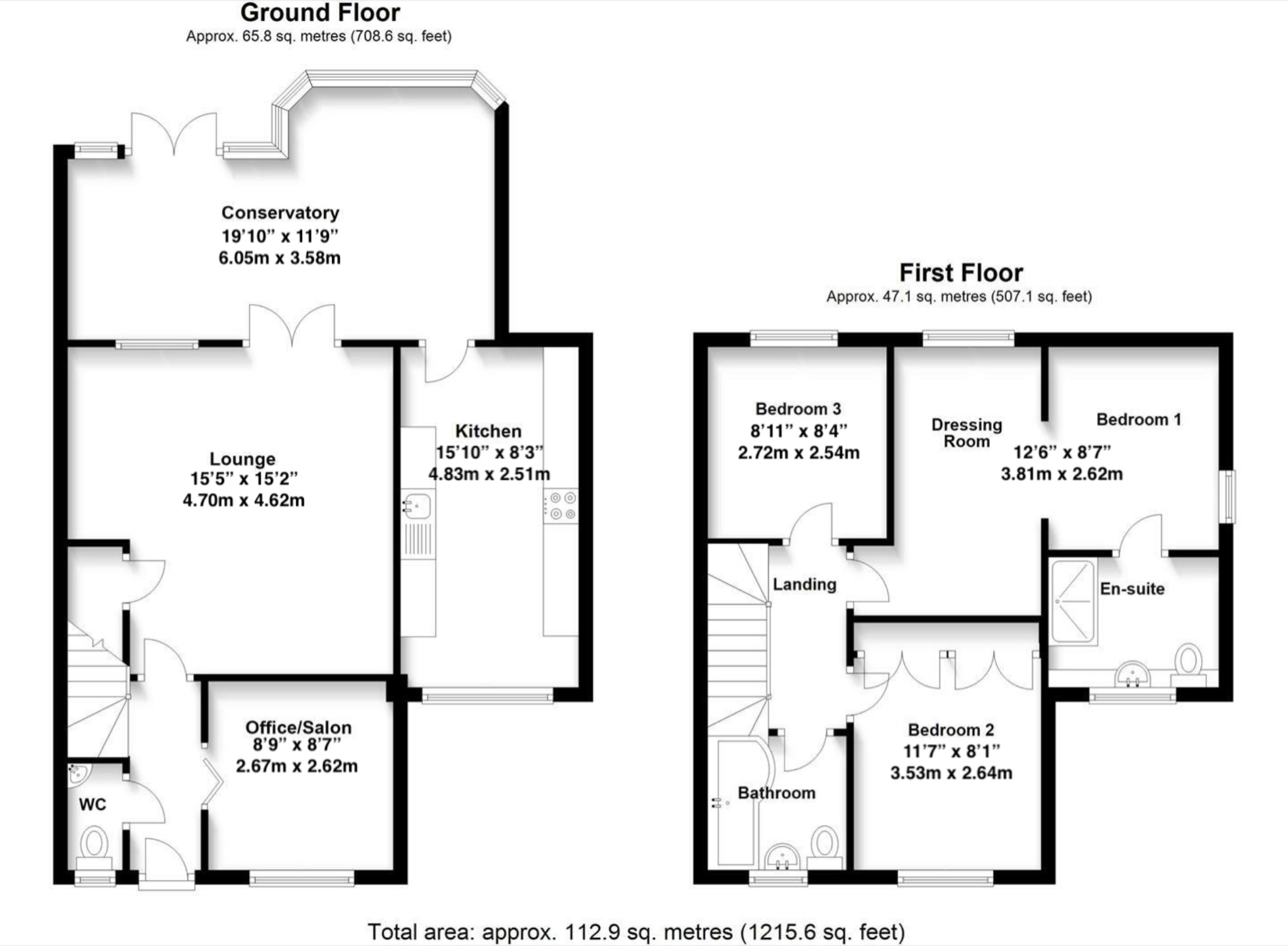 3 bed semi-detached house for sale in Stevenage, Stevenage - Property floorplan