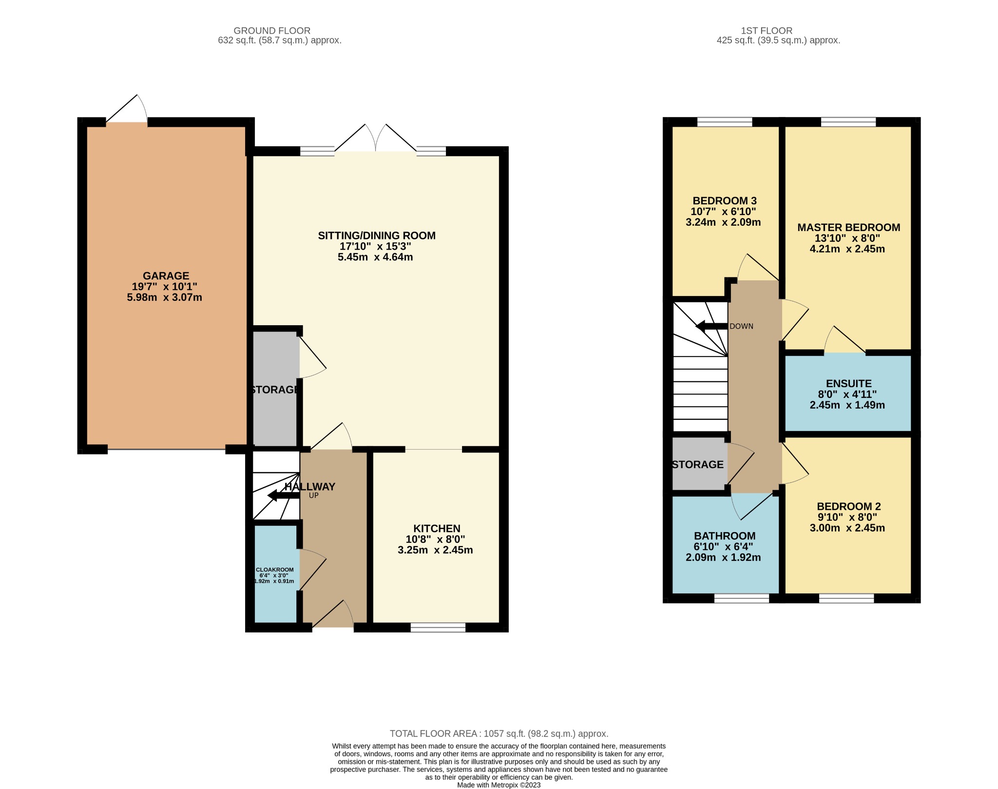3 bed semi-detached house for sale in Chapman Drive - Property floorplan