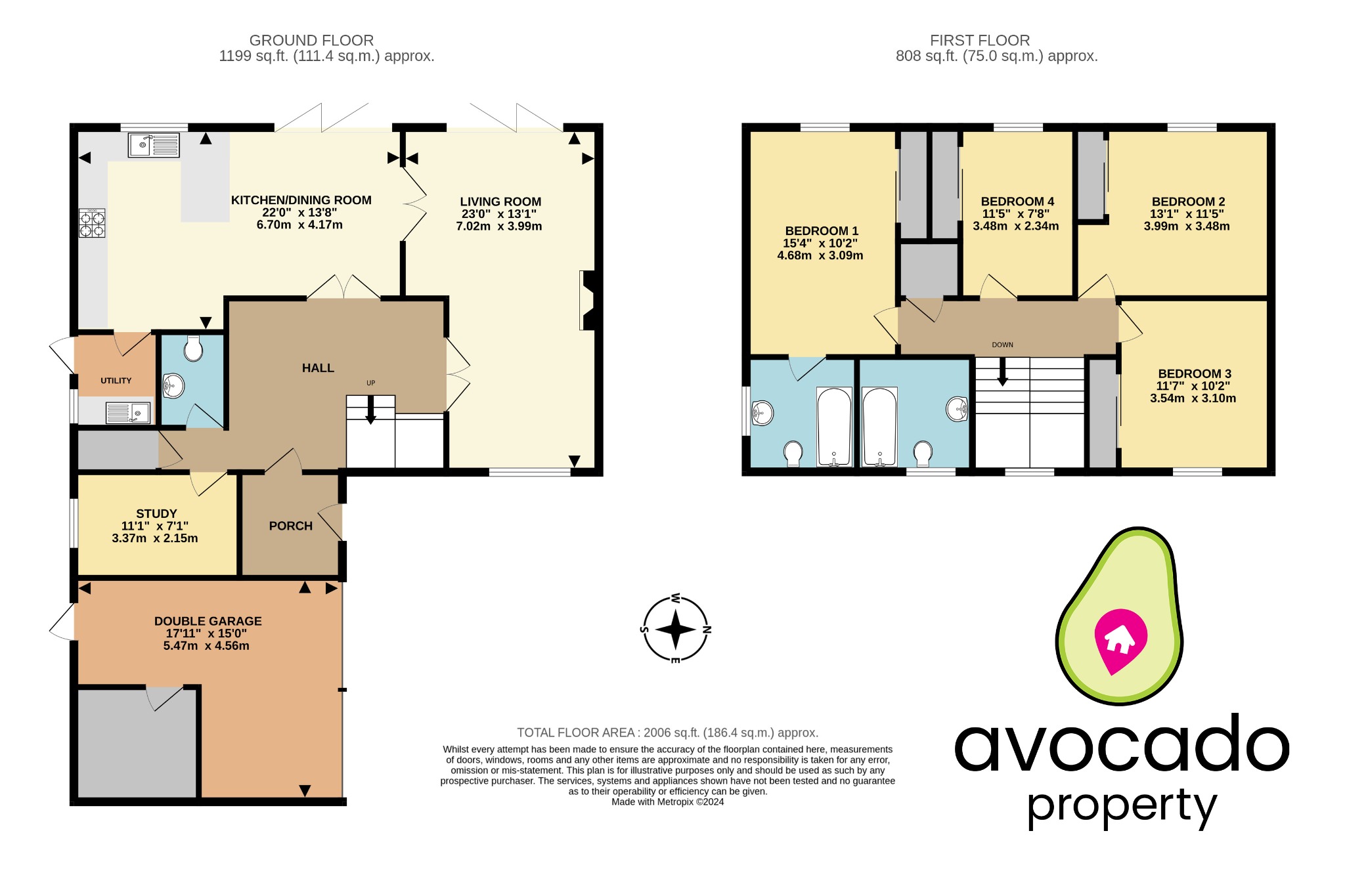 4 bed detached house to rent in Geffers Ride, Ascot - Property floorplan