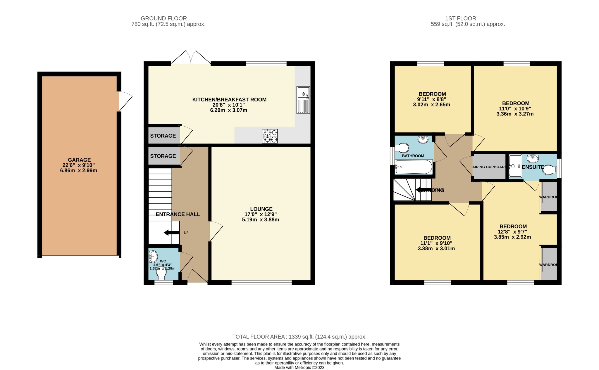 4 bed semi-detached house to rent in Gemini Road, Reading - Property floorplan