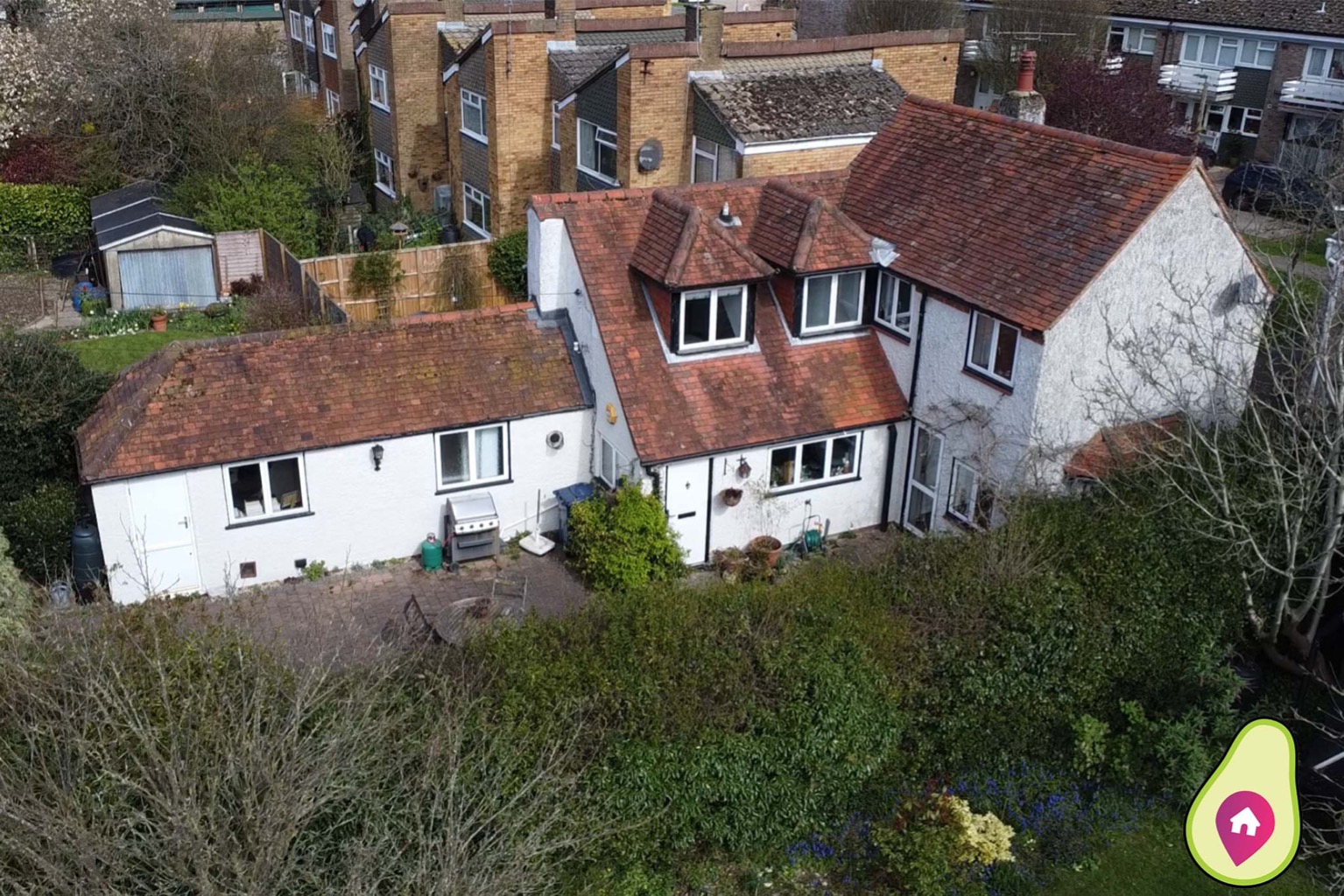 **Check Out The Property Video** Garden Cottage on Orchard Way, dates back in parts some 300 years. It will offer the new owners a chance to create their own home in the middle of Holmer Green Village  with a large & private garden.