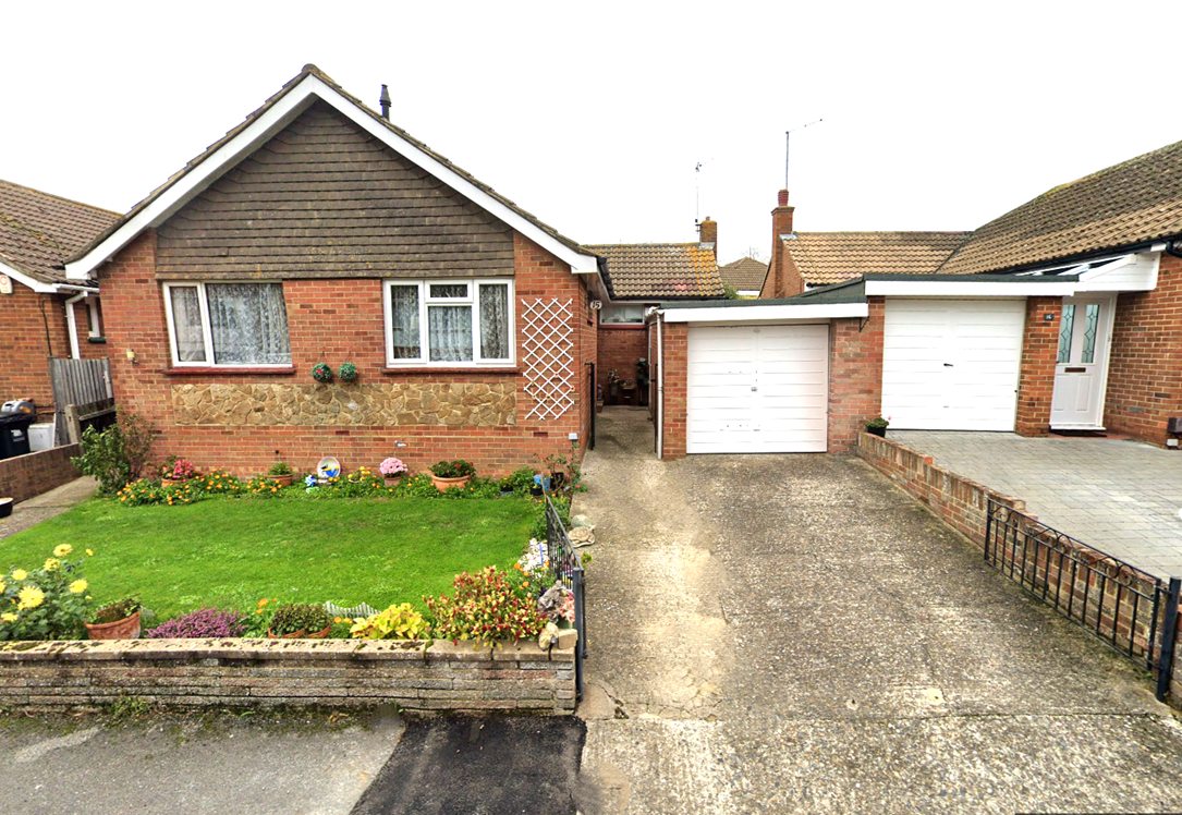 Henderson Setterfield are delighted to offer this two-bedroom detached bungalow in Broadstairs. The property comprises 2 double bedrooms, lounge with conservatory, kitchen and bathroom with shower over the bath.  There is a detatached garage with drive, front and rear gardens. 