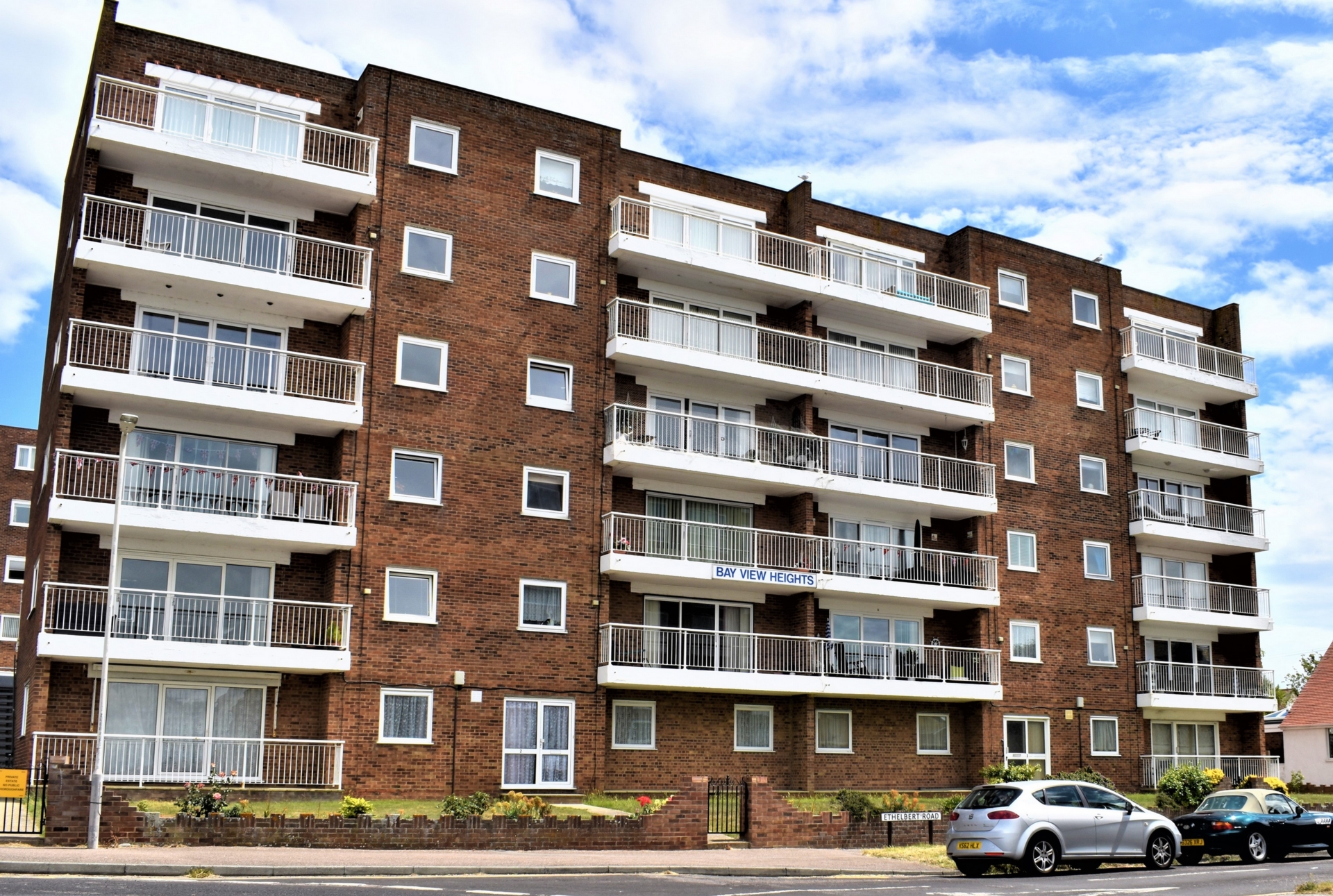 2 Bedroom Balcony flat with stunning sea views, double bedrooms, good size lounge and parking.    Service charge: £1800 per year   The lease has been extended by a deed dated 12th May 2005 to a period of 999 years from 1974.