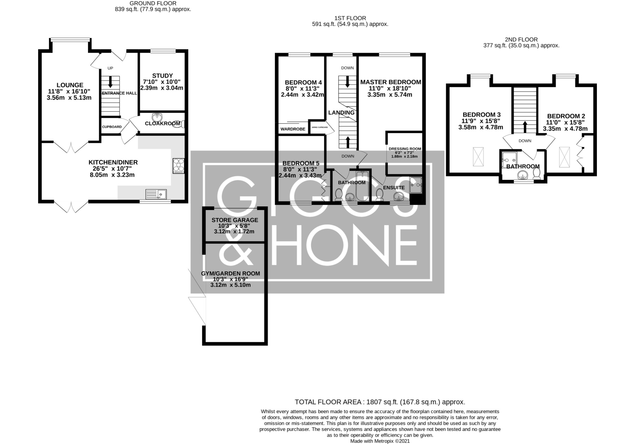 5 bed detached house for sale in Terle Bank, Bedford - Property Floorplan