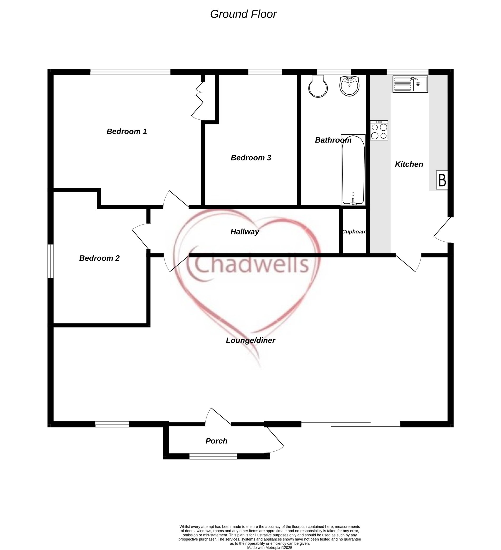 Bungalow for sale in Kirton Park, Kirton, NG22 - Property floorplan