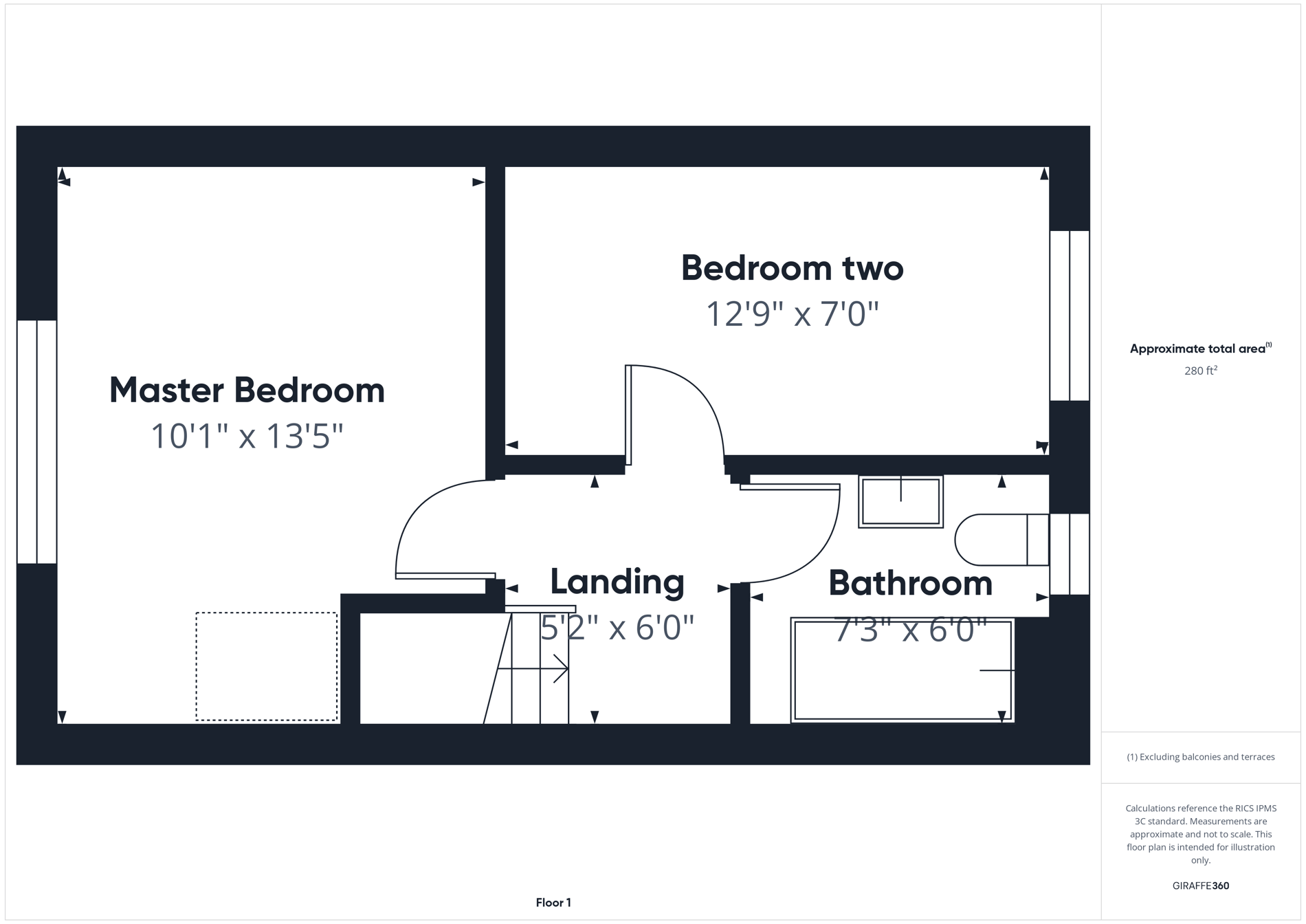 2 bed semi-detached house for sale in Griffin Road, New Ollerton, NG22 - Property floorplan