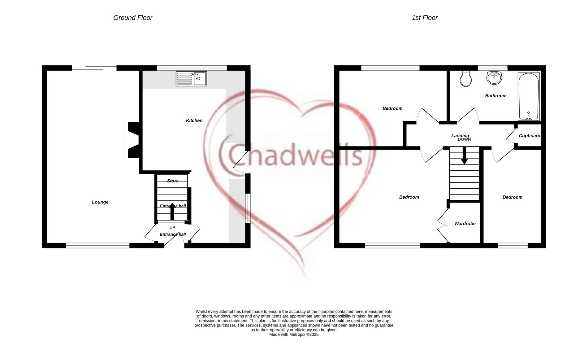 3 bed semi-detached house for sale in The Markhams, New Ollerton, NG22 - Property floorplan