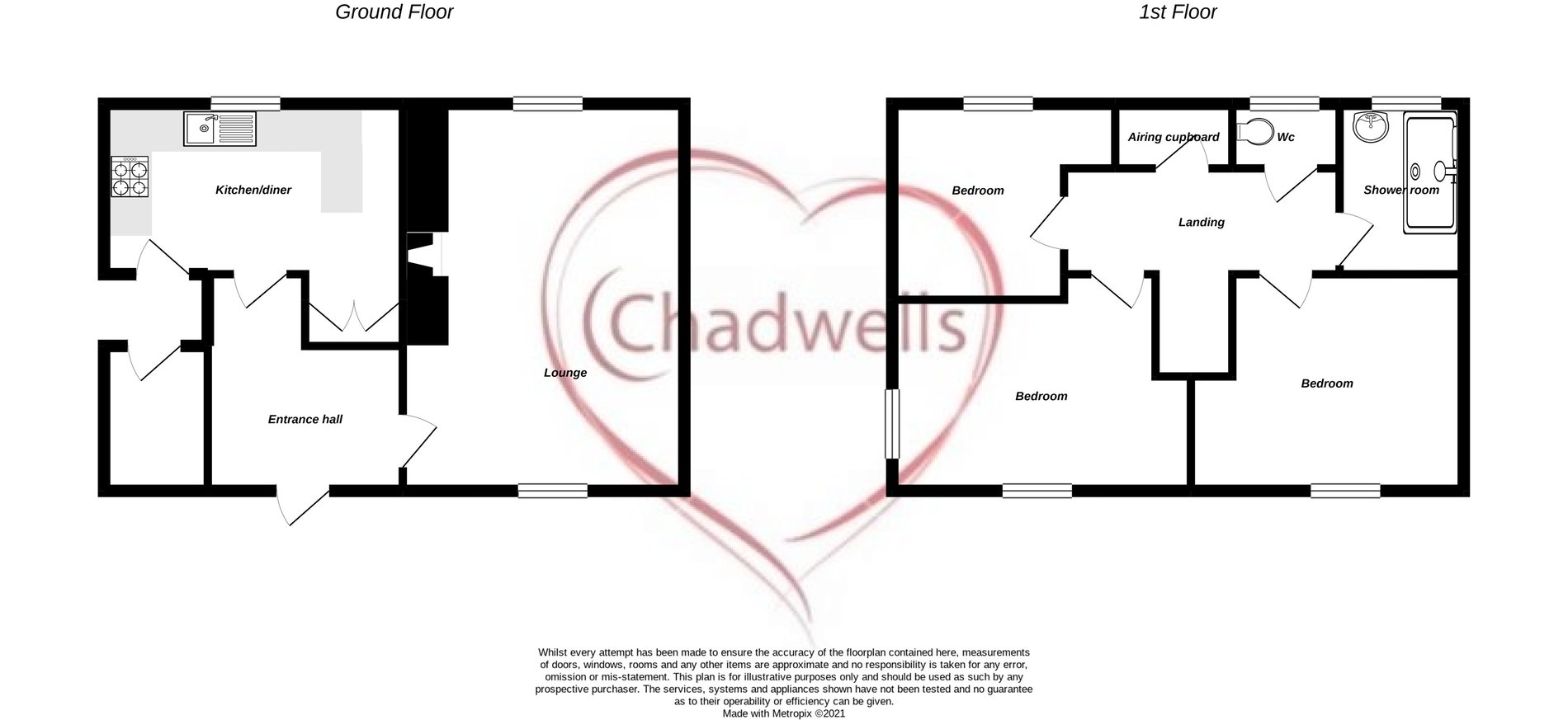 3 bed semi-detached house to rent in Breck Bank, New Ollerton, NG22 - Property floorplan