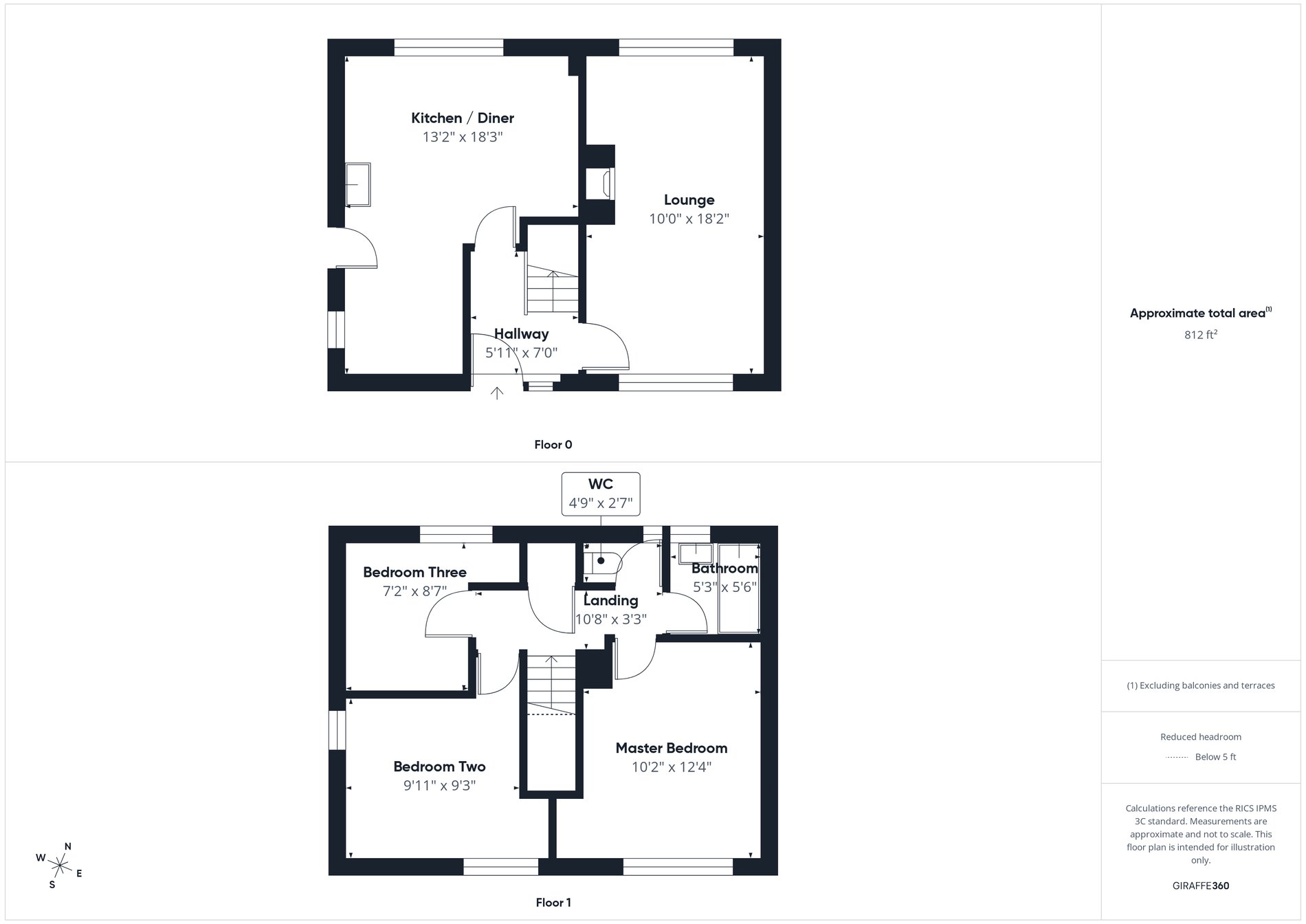 3 bed semi-detached house for sale in Petersmith Drive, New Ollerton, NG22 - Property floorplan
