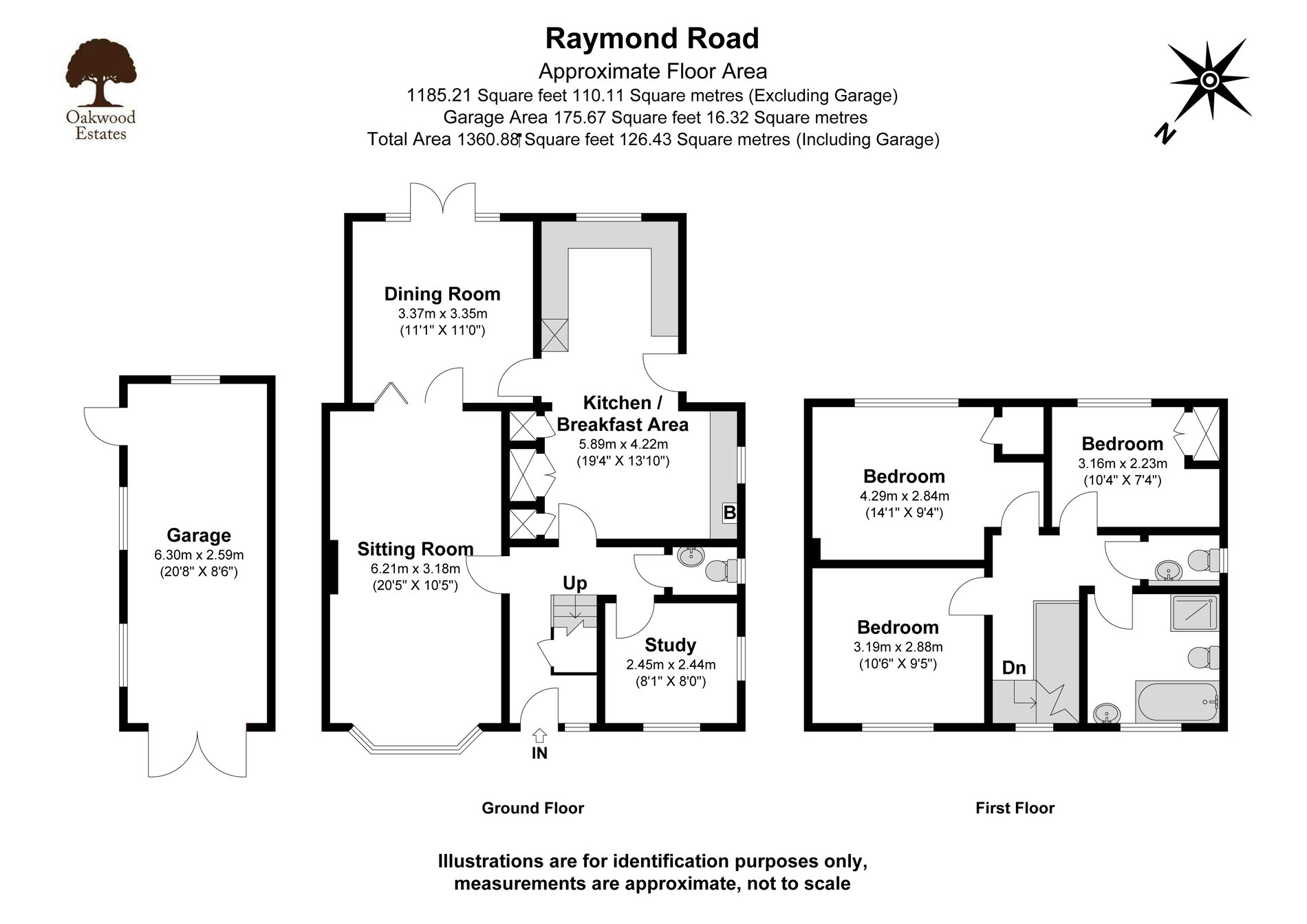 3 bed semi-detached house for sale in Raymond Road, Langley - Property Floorplan