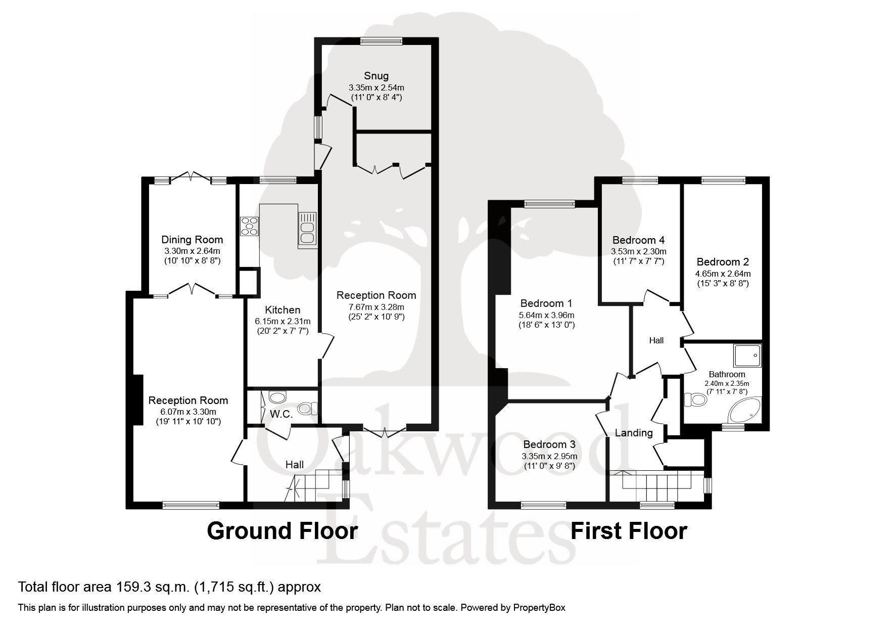 4 bed semi-detached house for sale in Pinewood Green, Iver - Property Floorplan