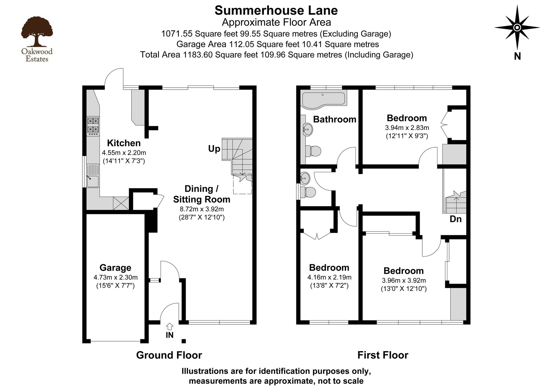 3 bed semi-detached house for sale in Summerhouse Lane, West Drayton - Property Floorplan